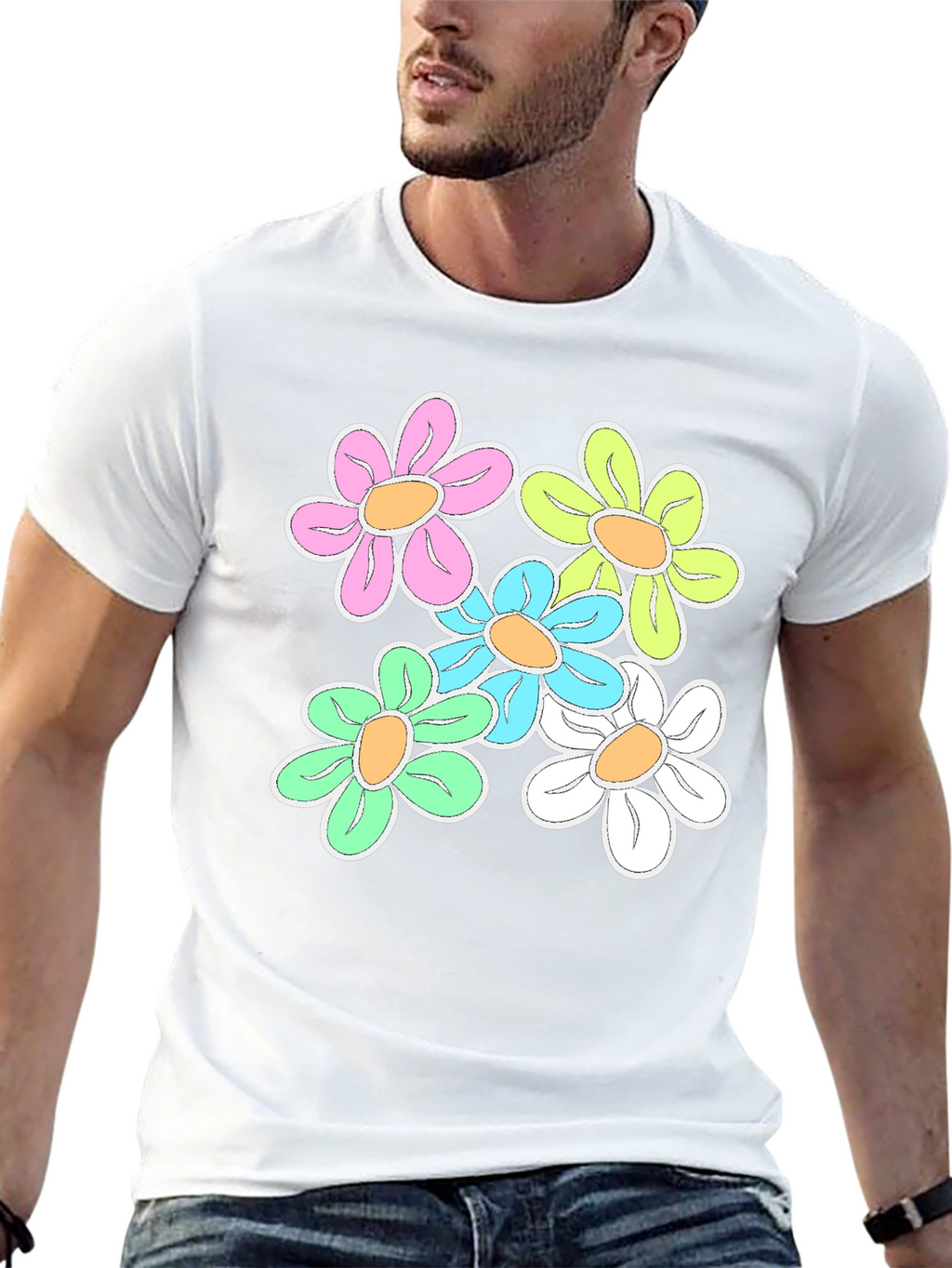 Retro Flower Power T-Shirt