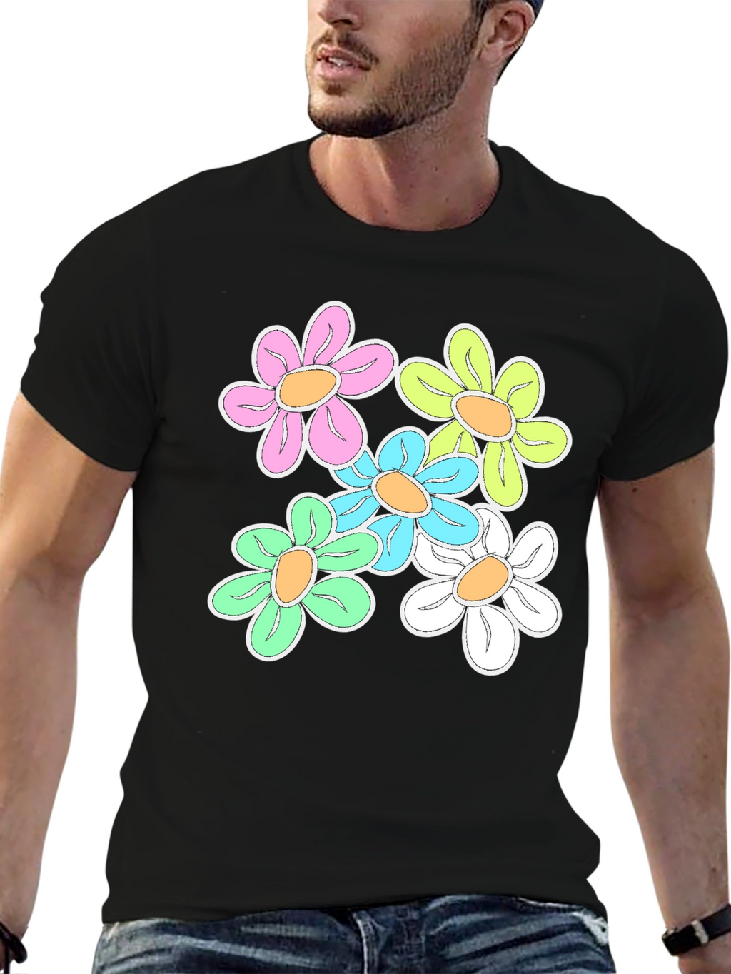 Retro Flower Power T-Shirt