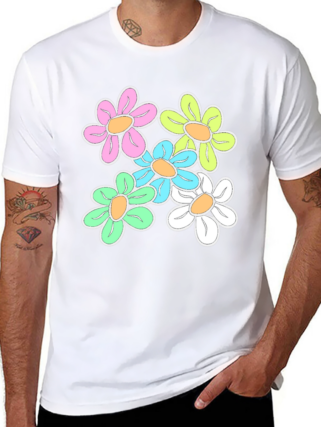 Retro Flower Power T-Shirt