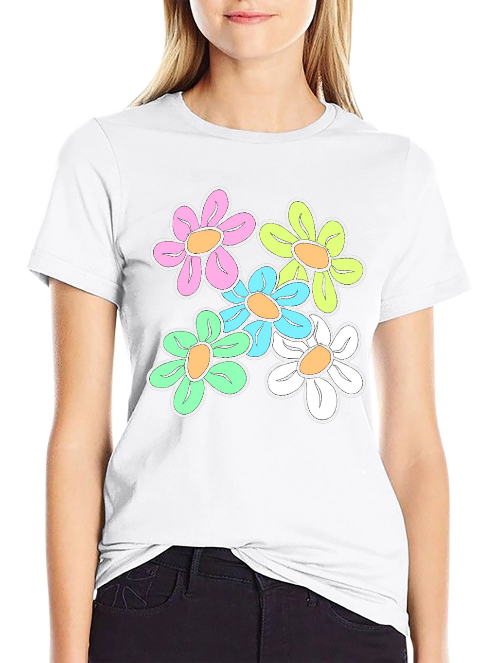 Retro Flower Power T-Shirt