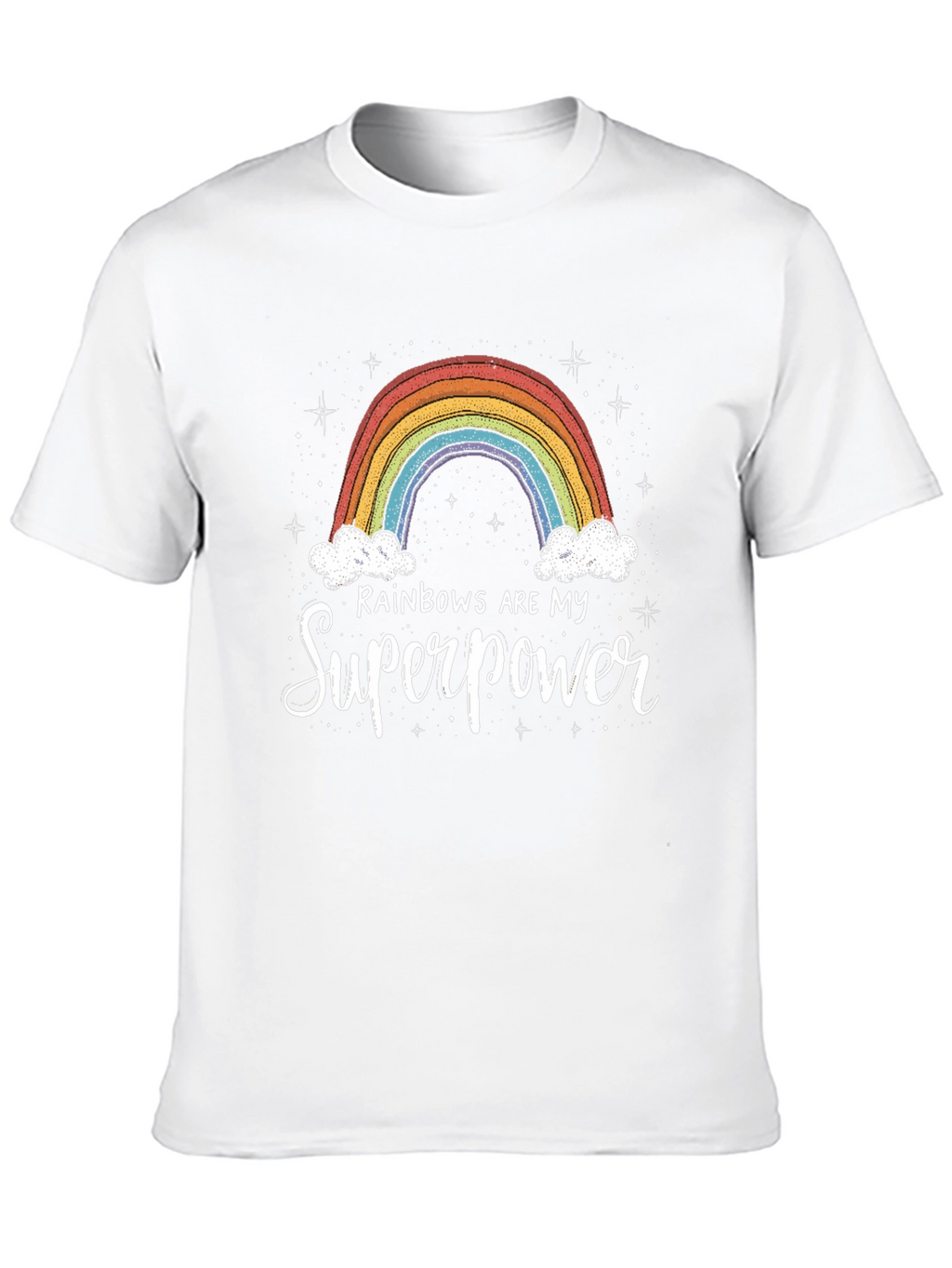 Rainbows Are My Superpower Black T-Shirt