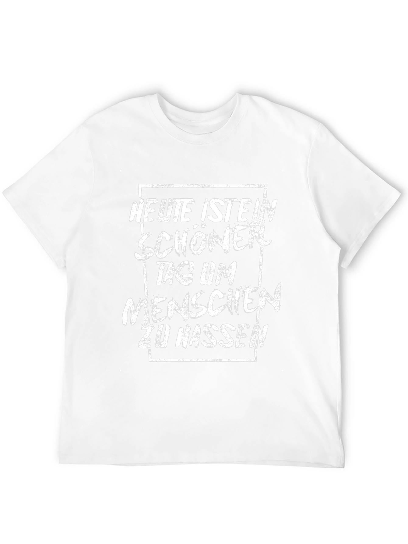 Humorous Black T-Shirt with German Text