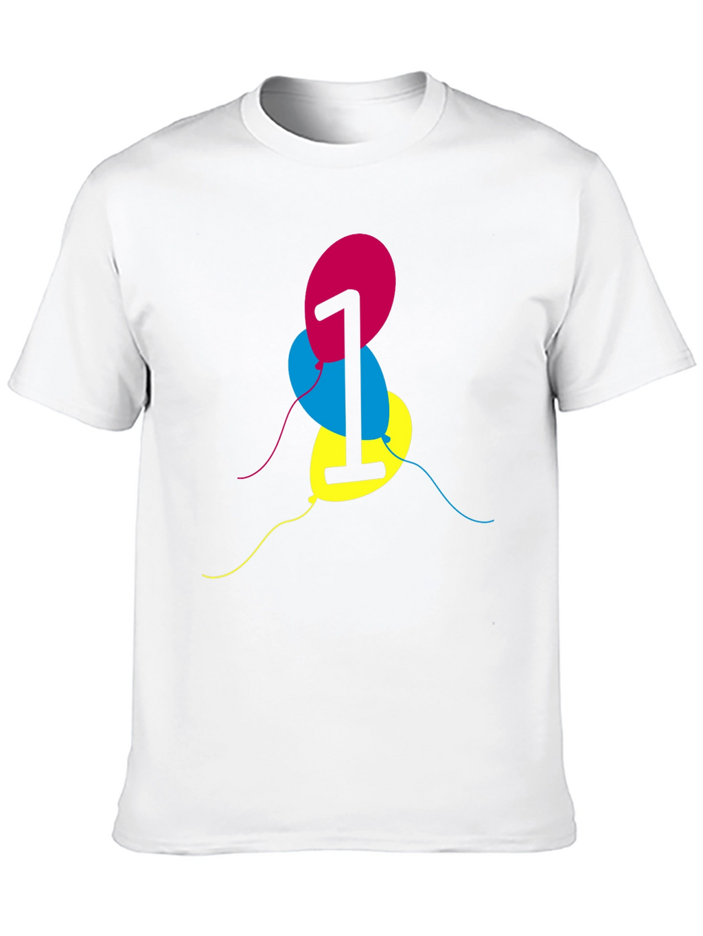 Birthday Number One Balloon T-Shirt