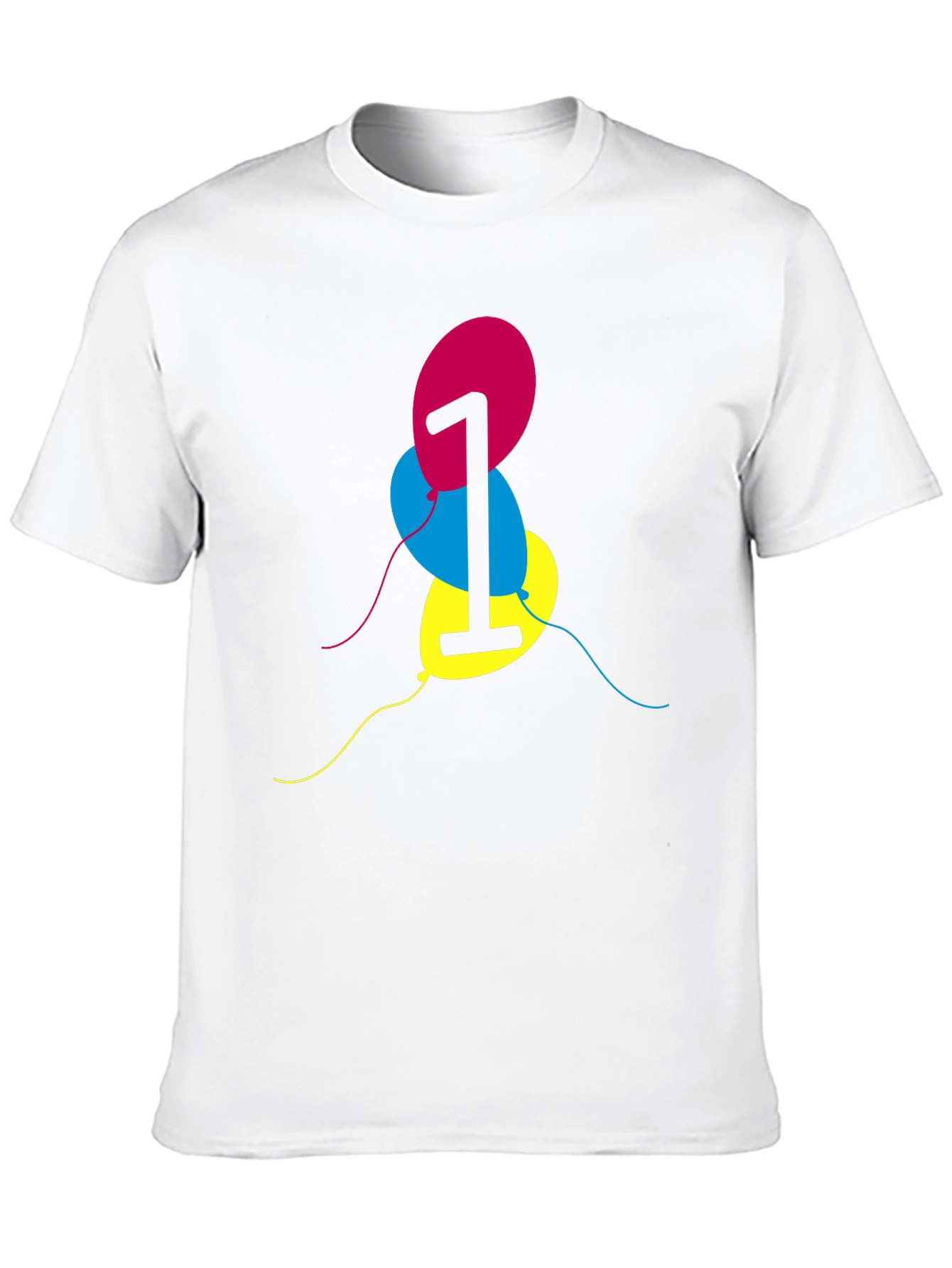 Birthday Number One Balloon T-Shirt