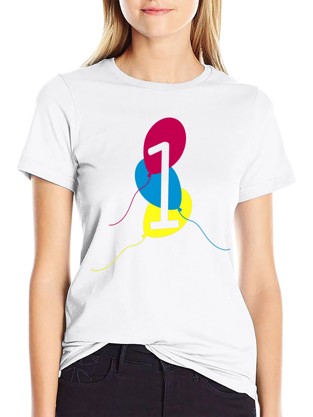 Birthday Number One Balloon T-Shirt