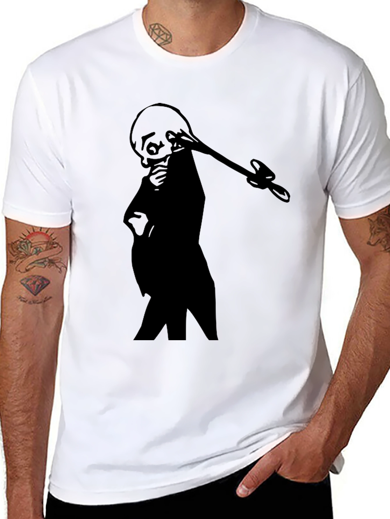 Silhouette Graphic Tee - Intriguing Design