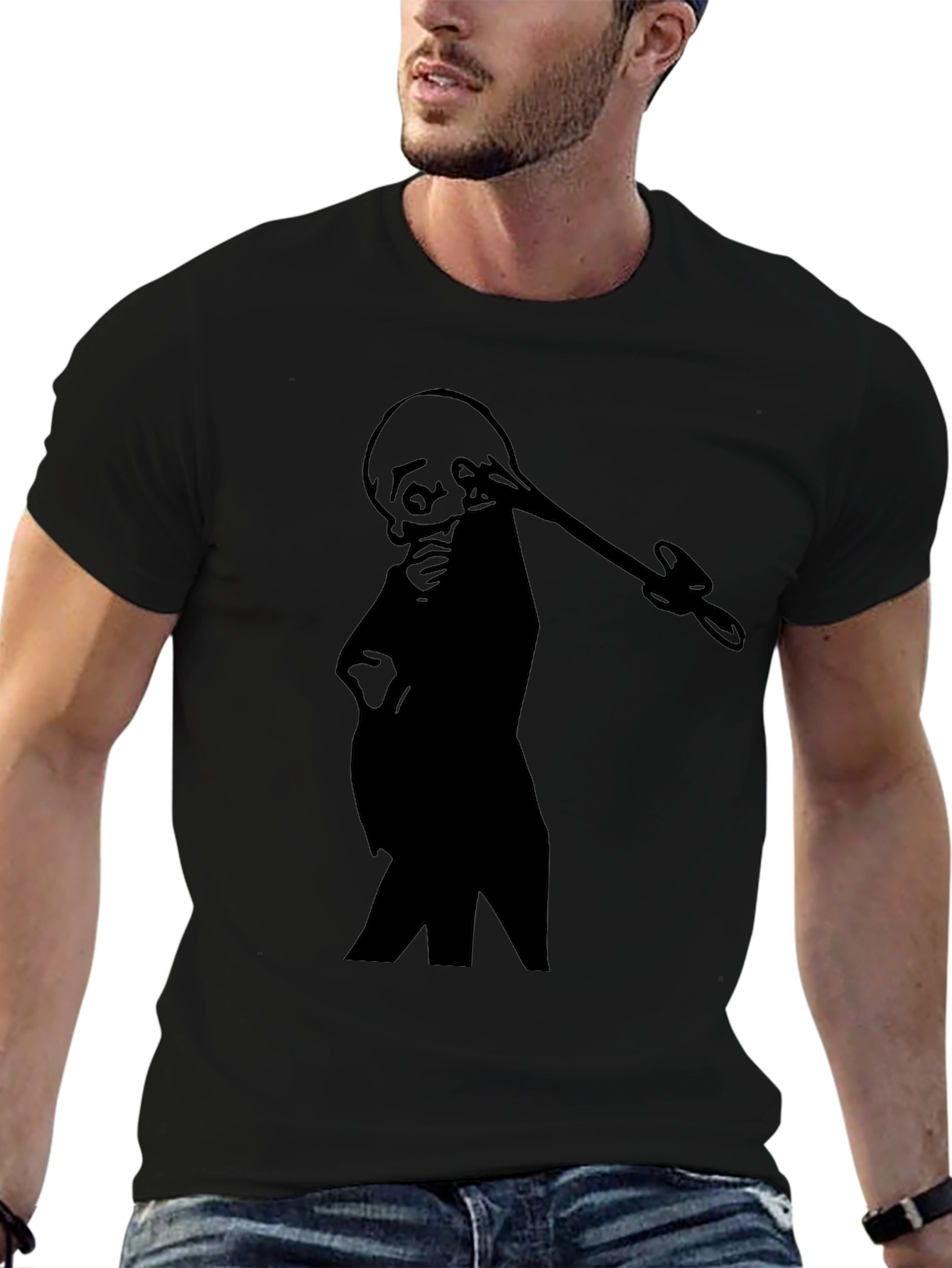 Silhouette Graphic Tee - Intriguing Design