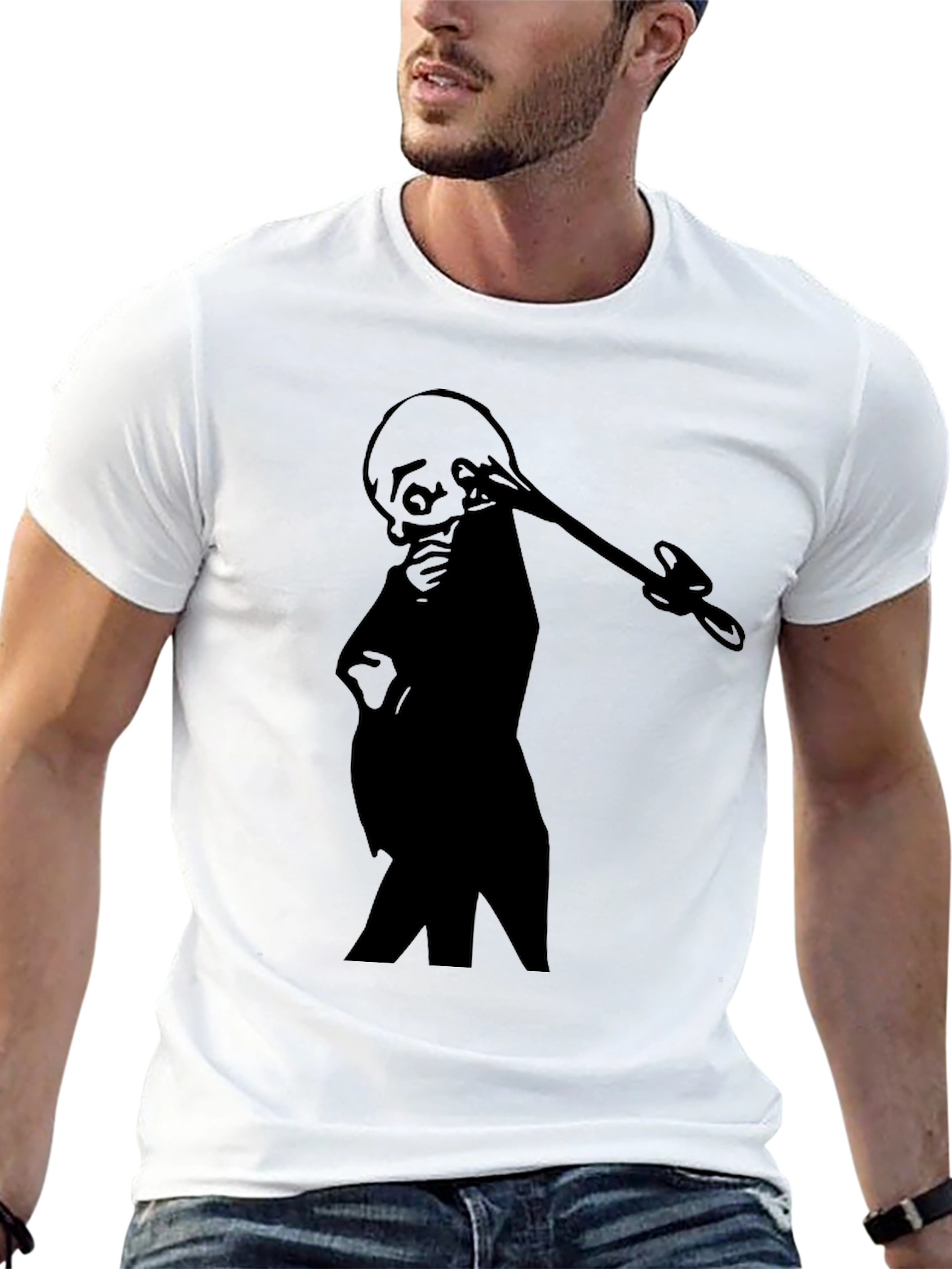 Silhouette Graphic Tee - Intriguing Design