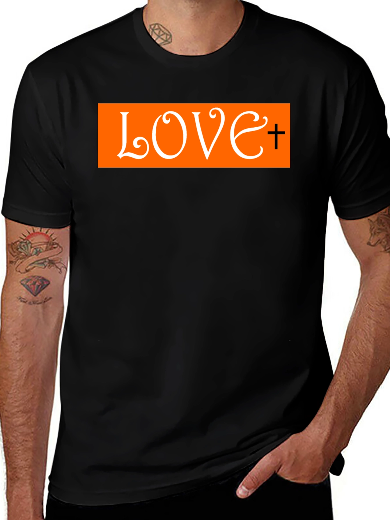 Love Graphic Print T-Shirt - Casual Style