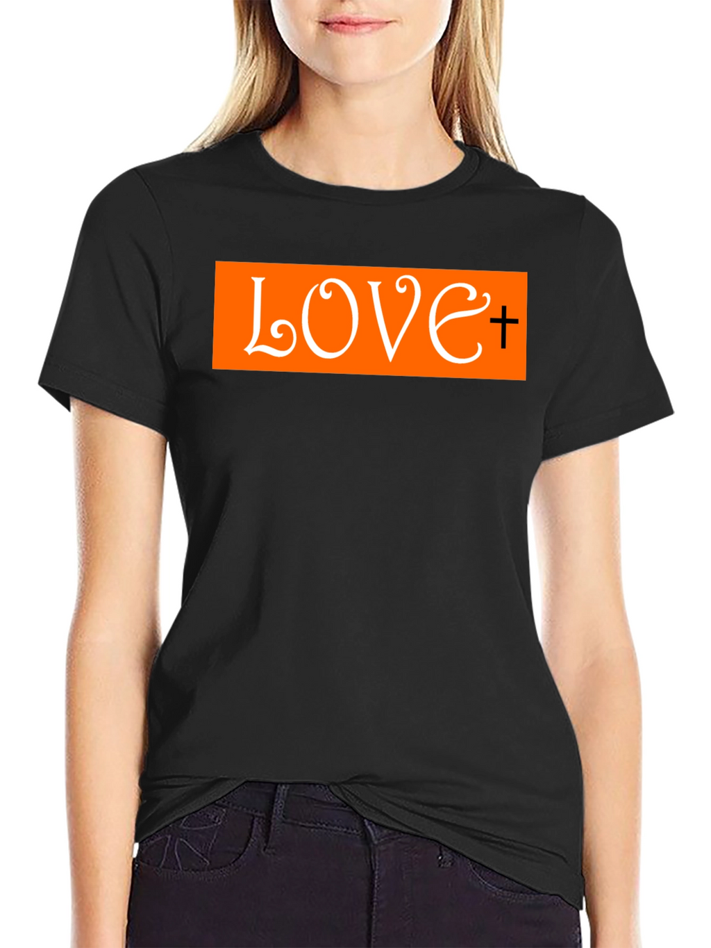 Love Graphic Print T-Shirt - Casual Style