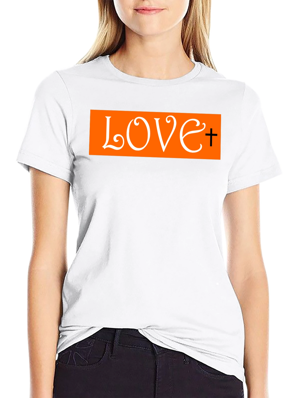 Love Graphic Print T-Shirt - Casual Style