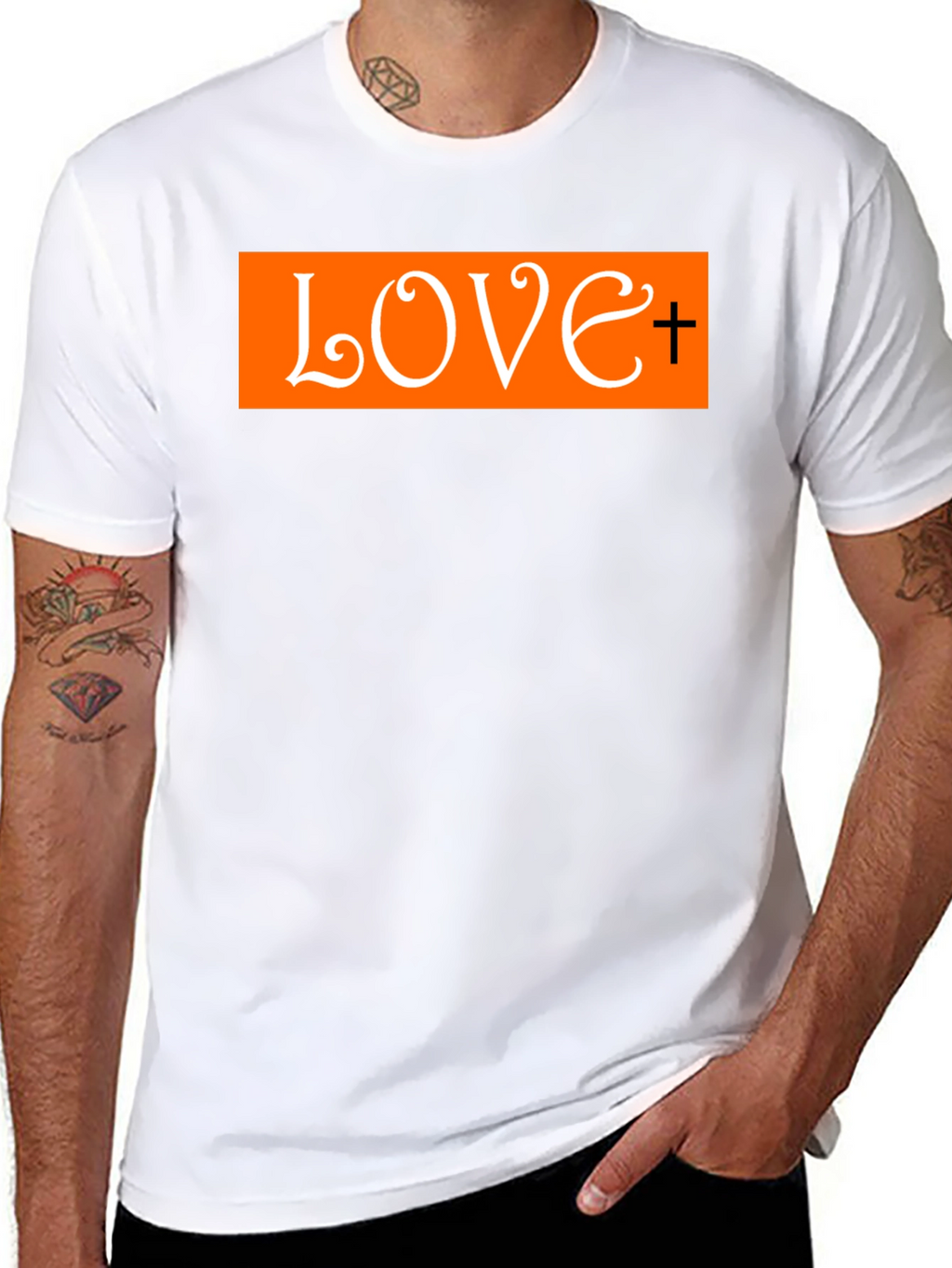 Love Graphic Print T-Shirt - Casual Style