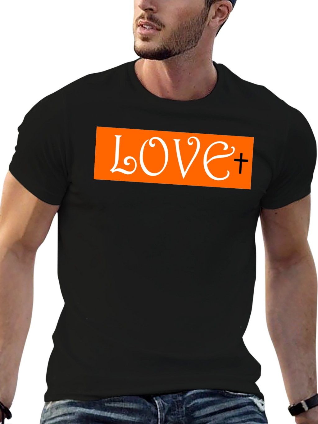 Love Graphic Print T-Shirt - Casual Style