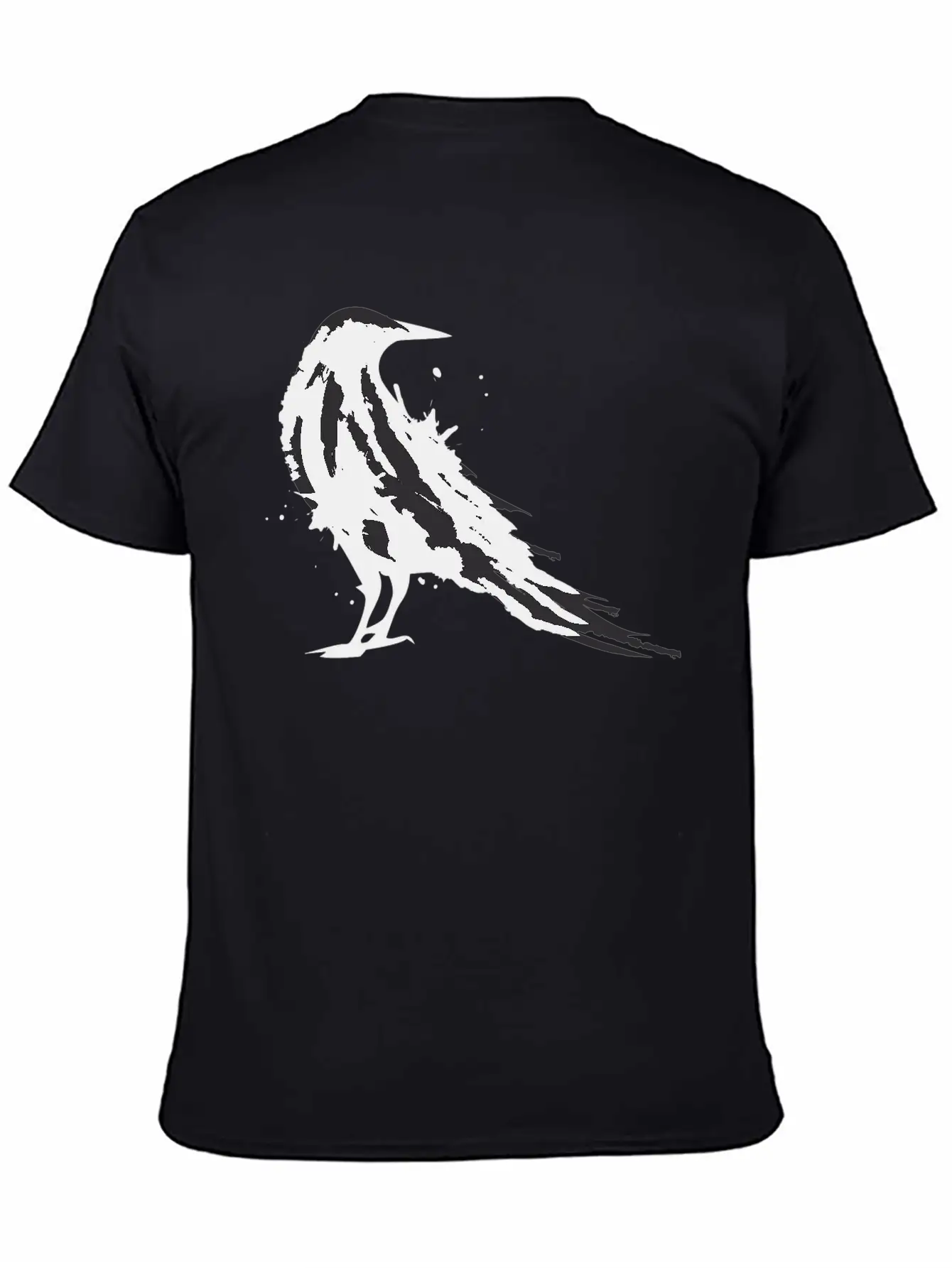 A Black Raven Casual Graphic T-Shirt – Simple And Comfortable Daily Wear