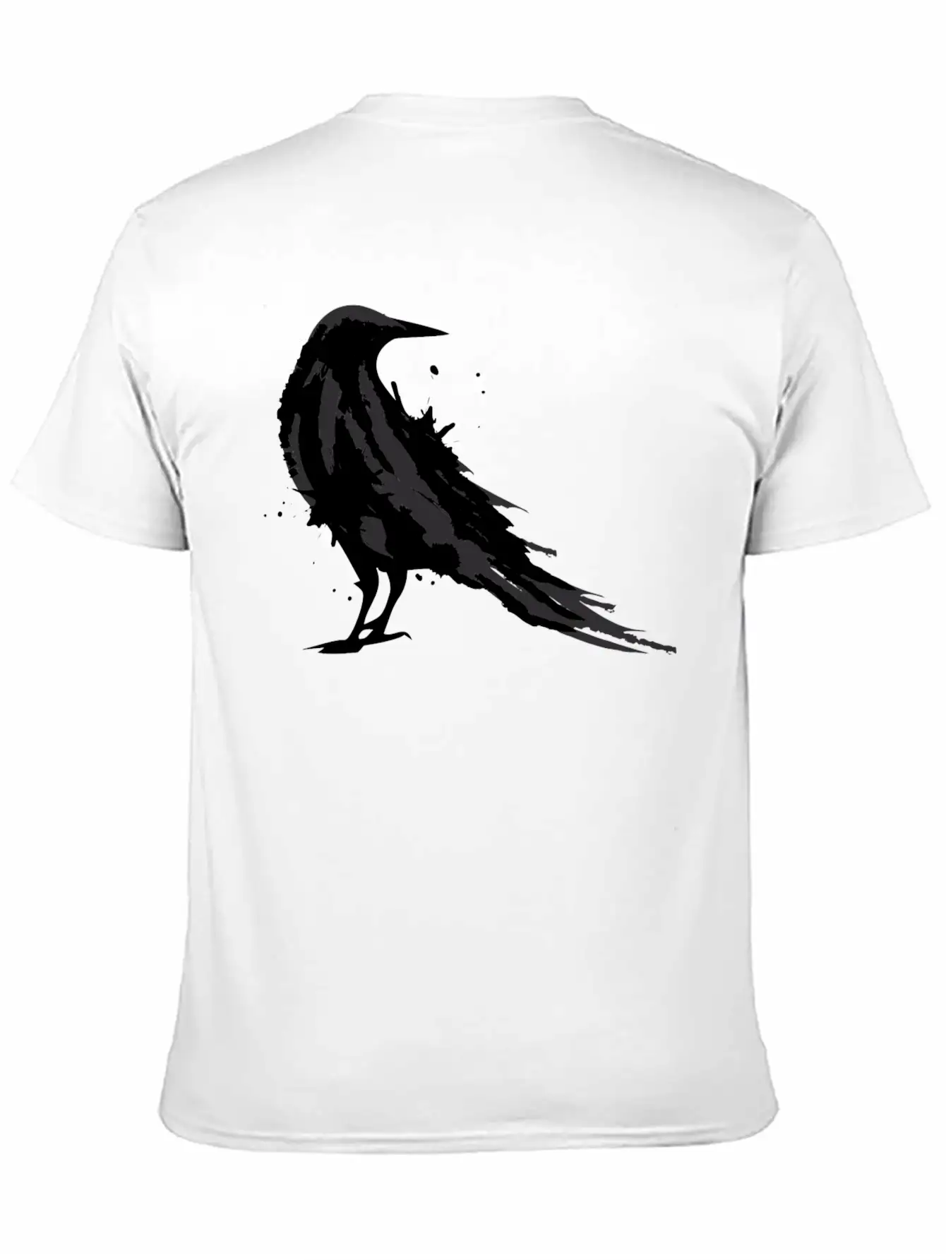 A Black Raven Casual Graphic T-Shirt – Simple And Comfortable Daily Wear