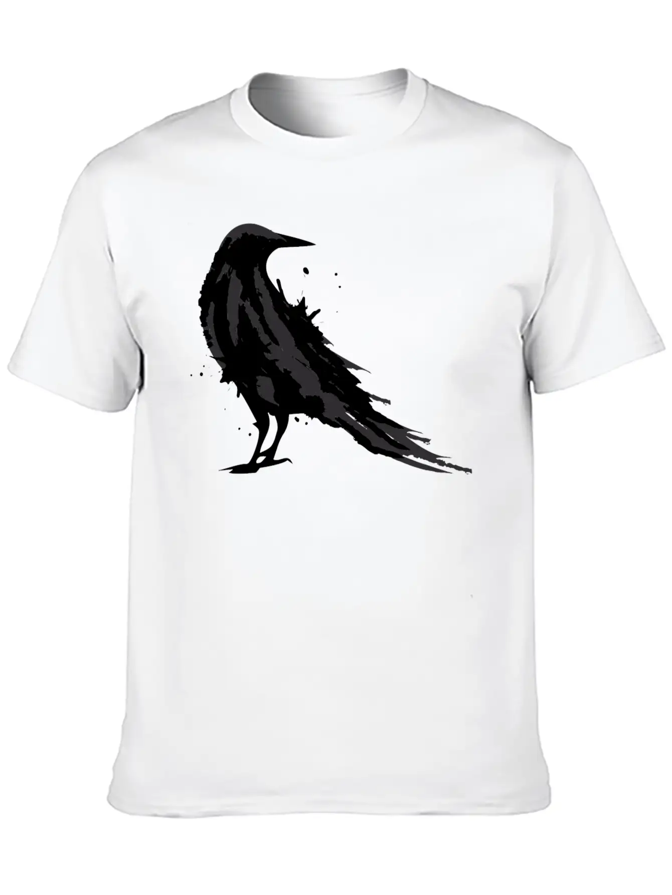 A Black Raven Casual Graphic T-Shirt – Simple And Comfortable Daily Wear