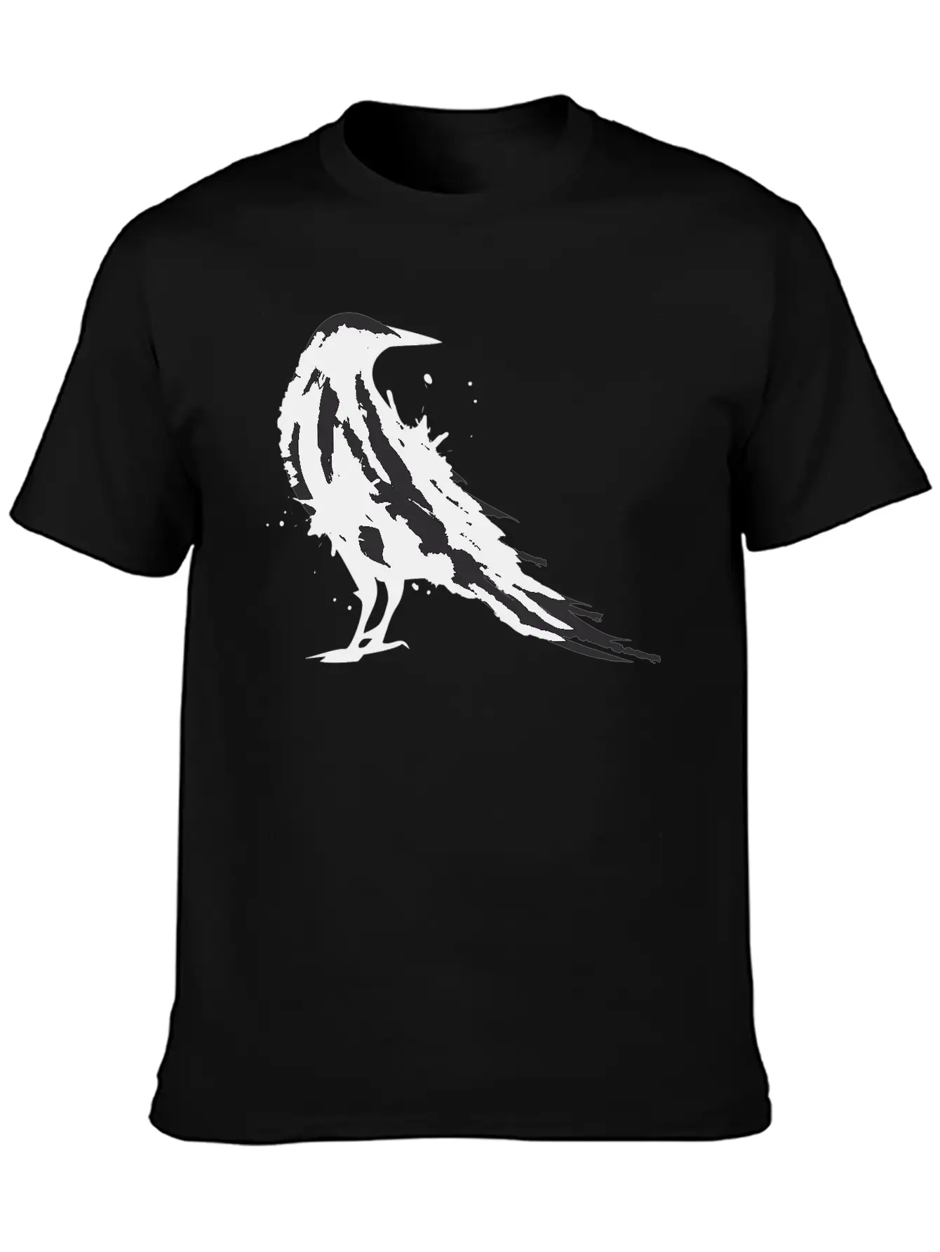 A Black Raven Casual Graphic T-Shirt – Simple And Comfortable Daily Wear