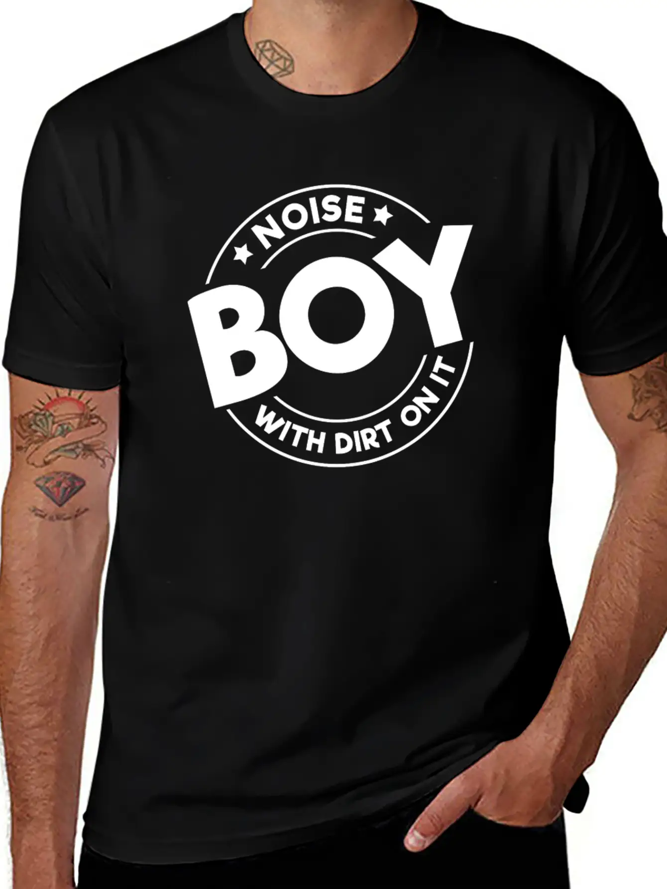 A Boy Is Noise With Dirt On It Stylish Everyday T-Shirt – Unisex Basic Cotton Tee
