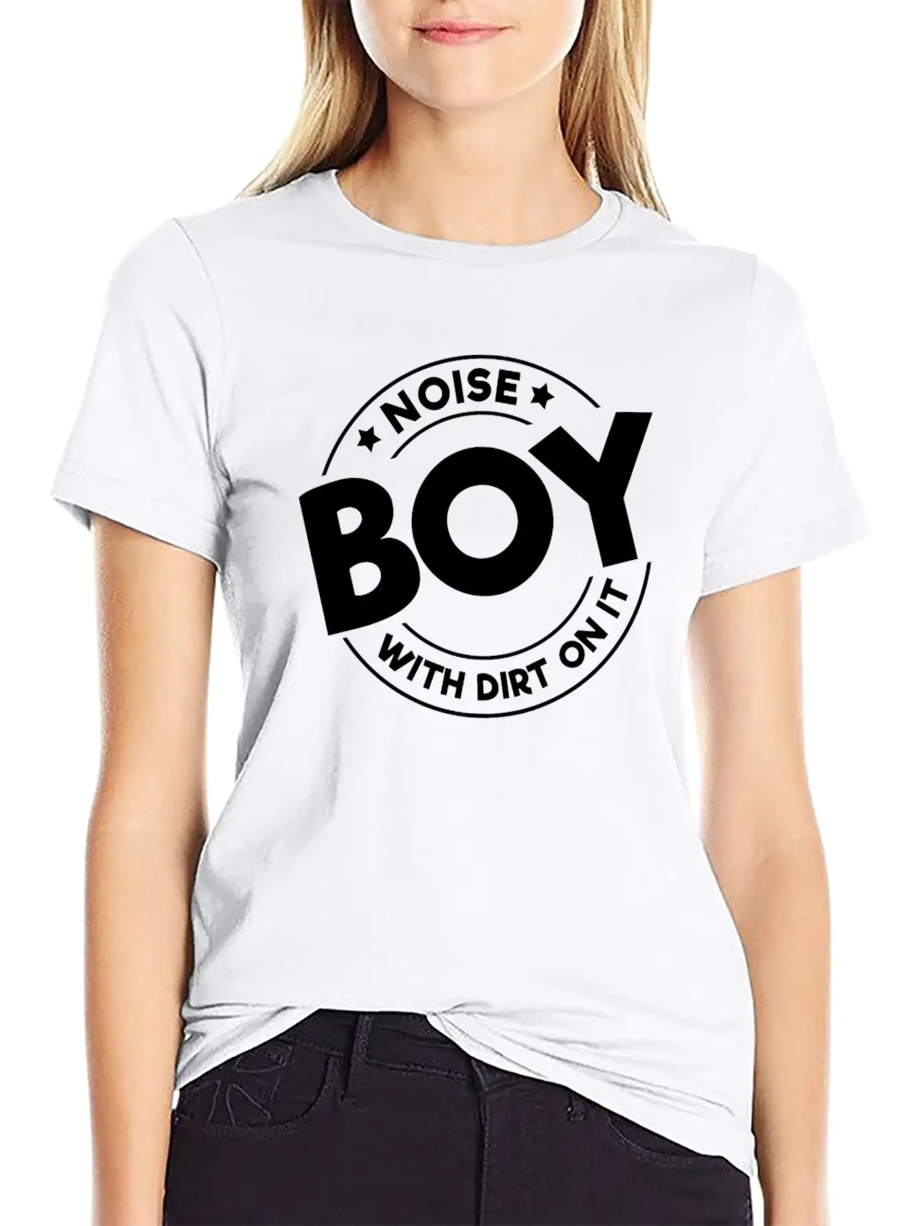 A Boy Is Noise With Dirt On It Stylish Everyday T-Shirt – Unisex Basic Cotton Tee