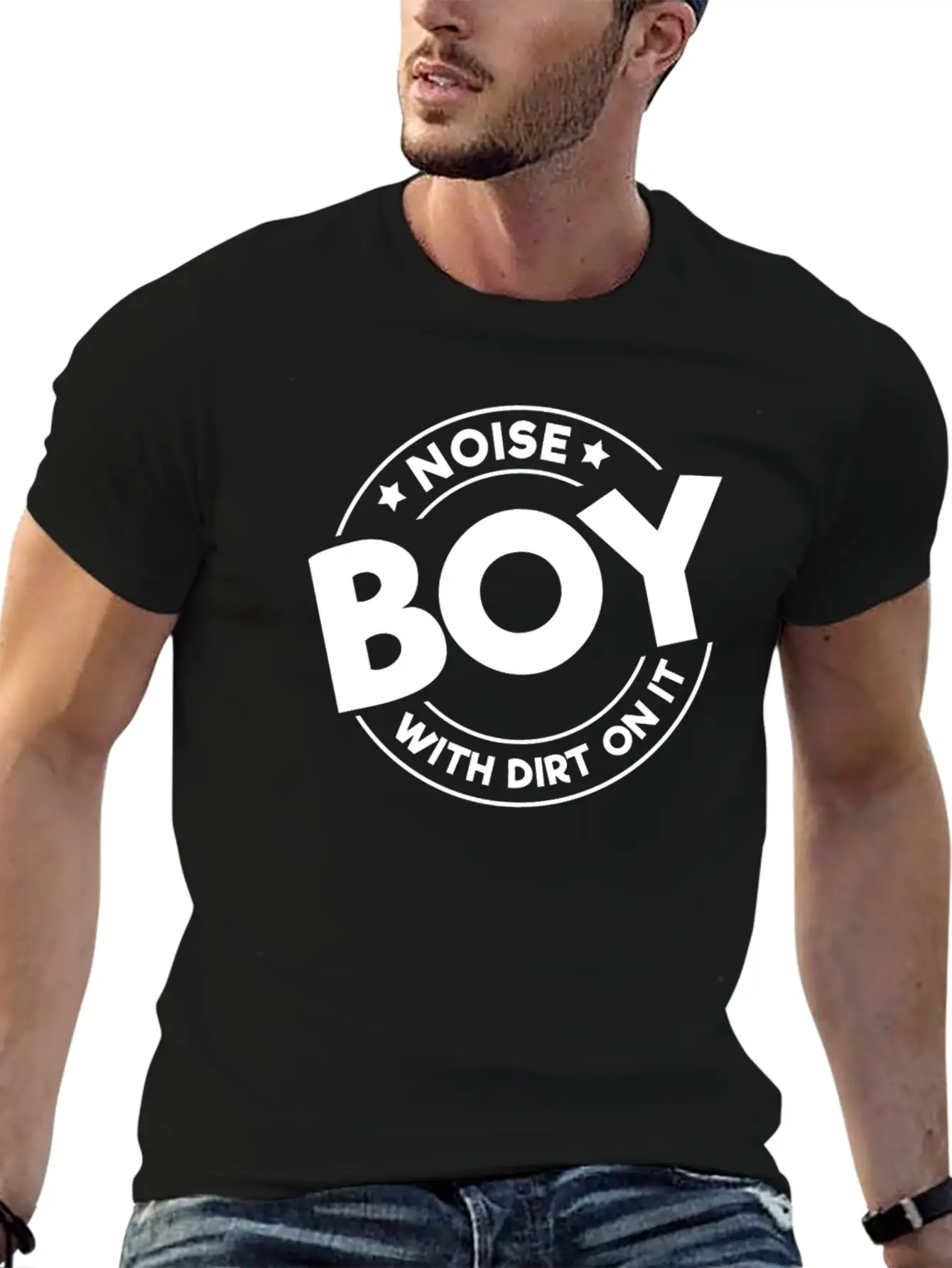 A Boy Is Noise With Dirt On It Stylish Everyday T-Shirt – Unisex Basic Cotton Tee