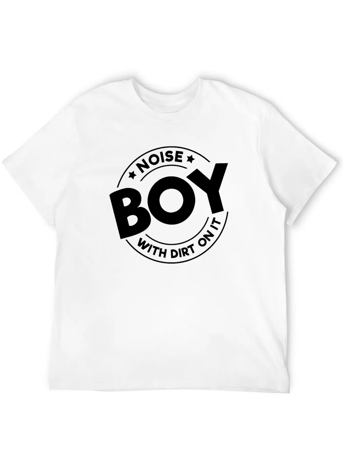 A Boy Is Noise With Dirt On It Stylish Everyday T-Shirt – Unisex Basic Cotton Tee