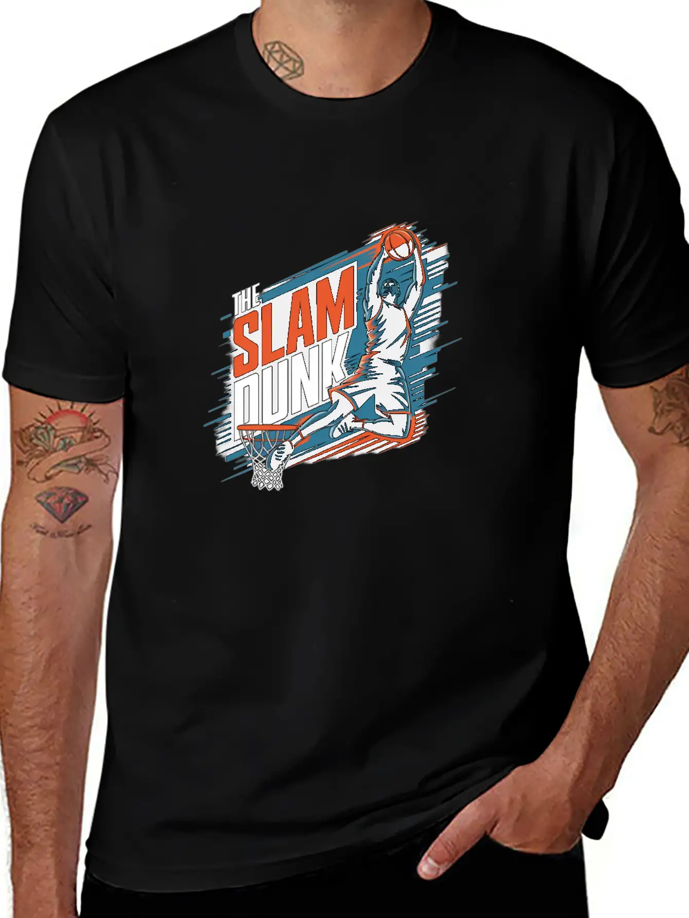 A Dynamic Basketball Unisex Casual T-Shirt – Clean Design For Daily Comfort