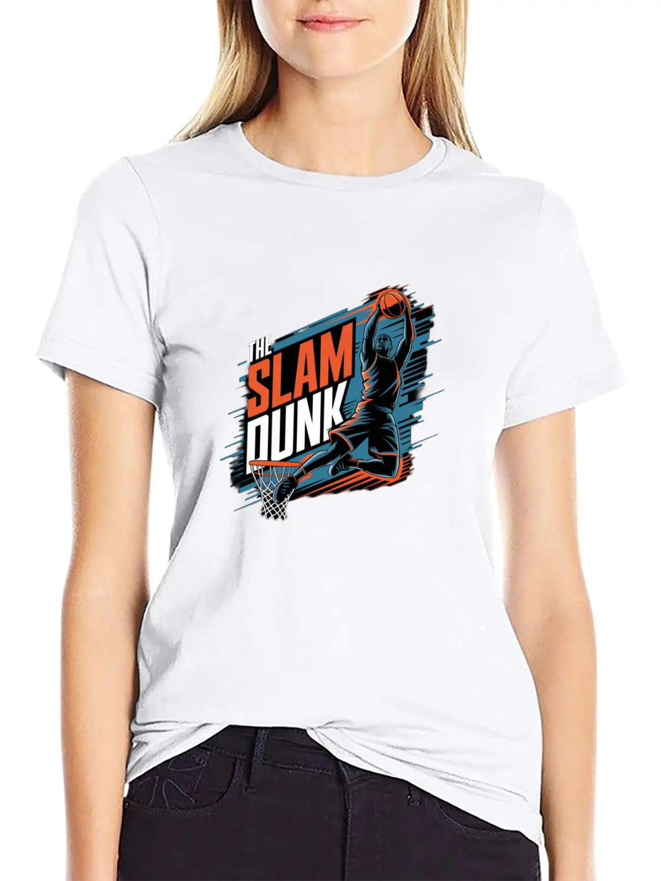 A Dynamic Basketball Unisex Casual T-Shirt – Clean Design For Daily Comfort