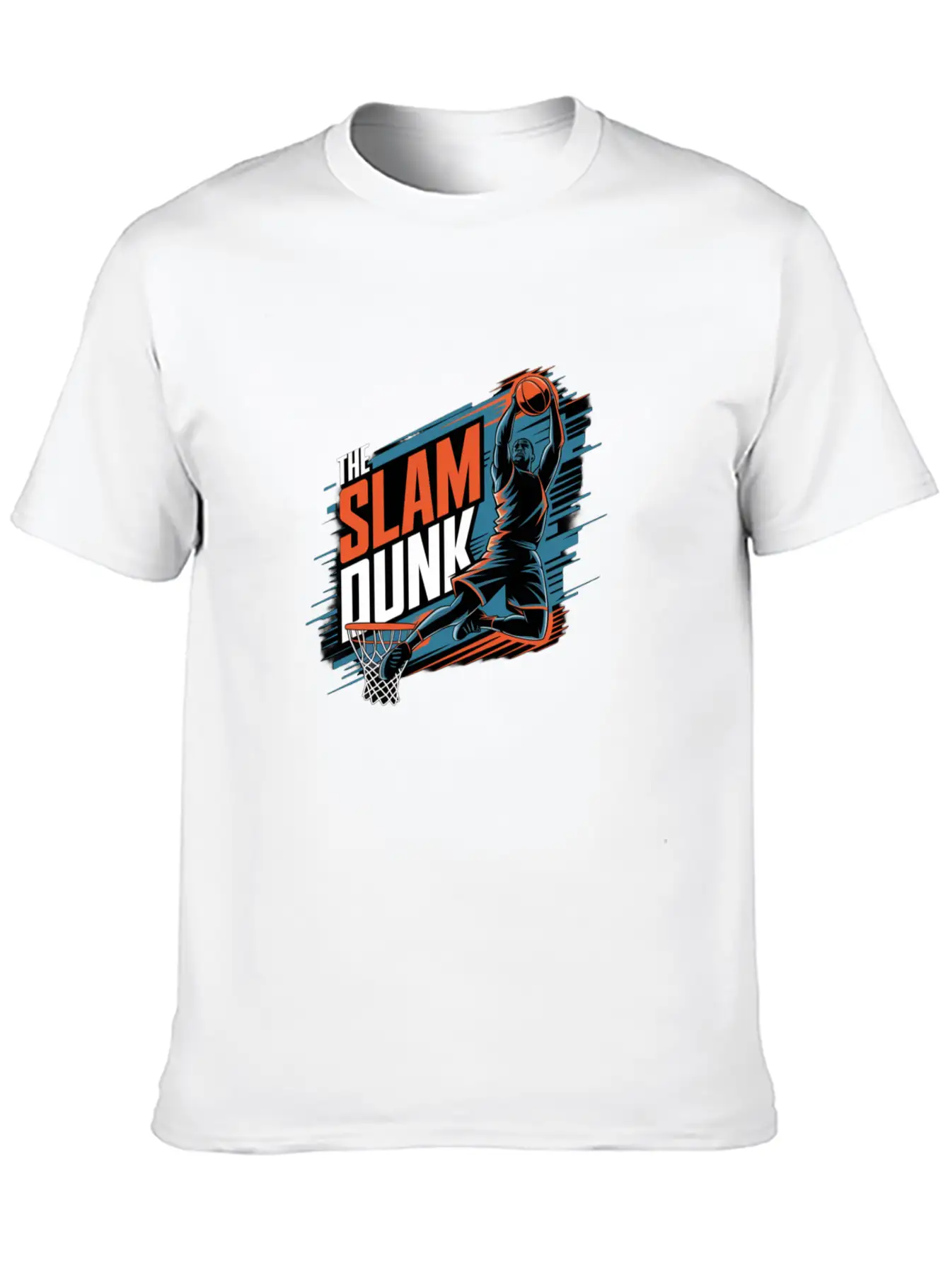 A Dynamic Basketball Unisex Casual T-Shirt – Clean Design For Daily Comfort