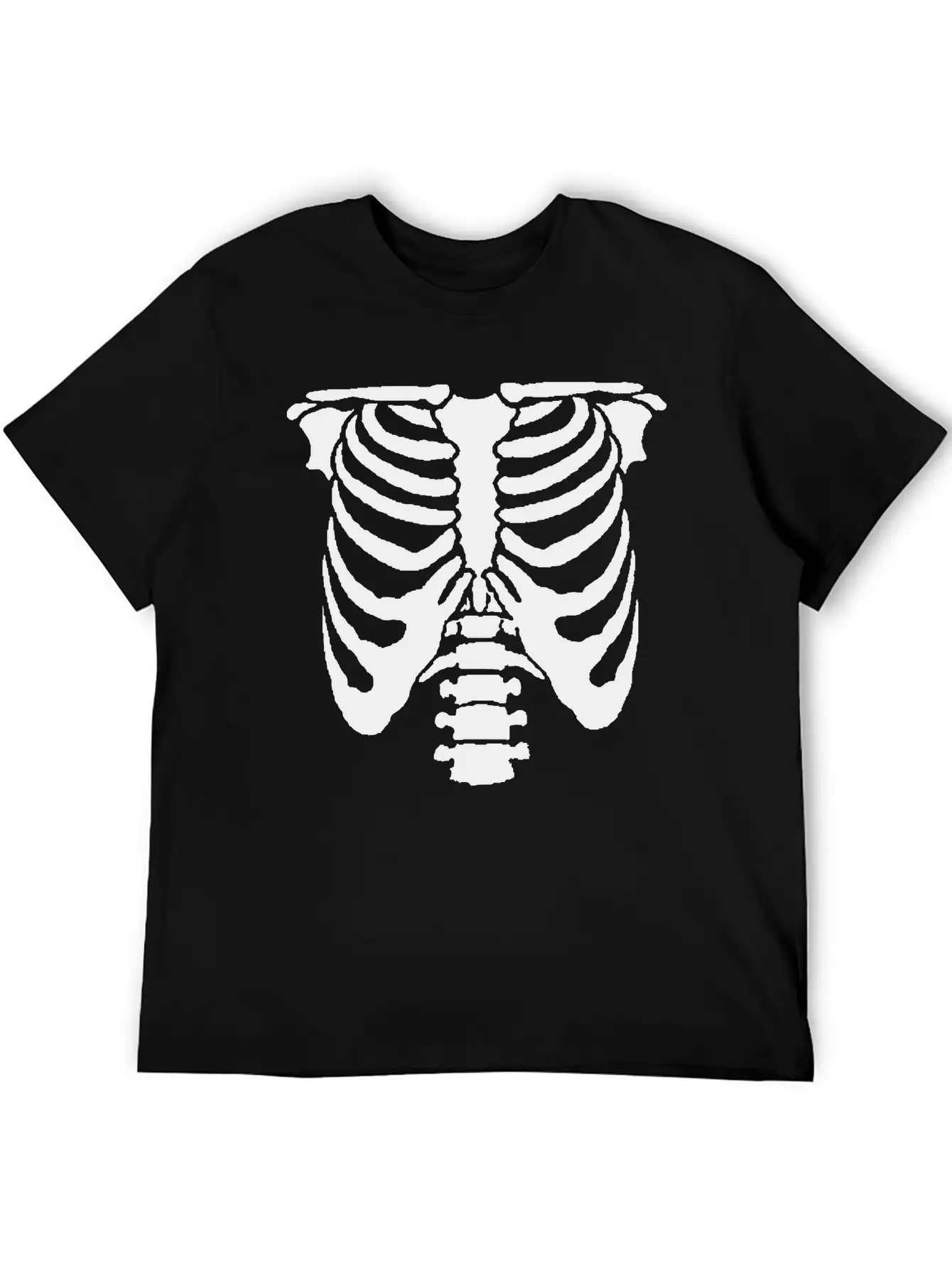 A Human Rib Cage Great For Halloween Events And Unisex Casual T-Shirt – Clean Design For Daily Comfort