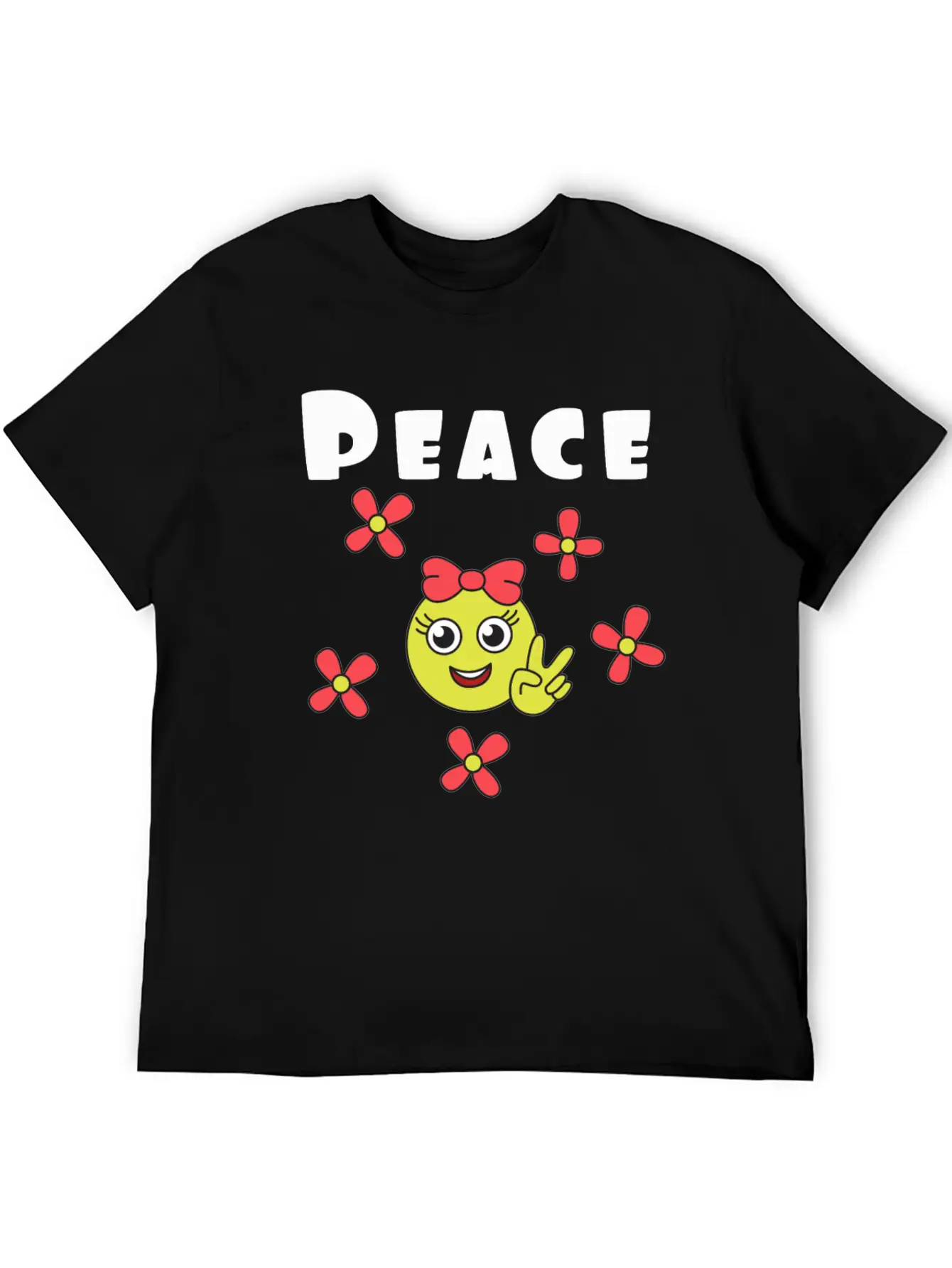 A Humble And A Peaceful Girl Tshirt Design Unisex Short Sleeve Soft Cotton T-Shirt – Casual Everyday Wear