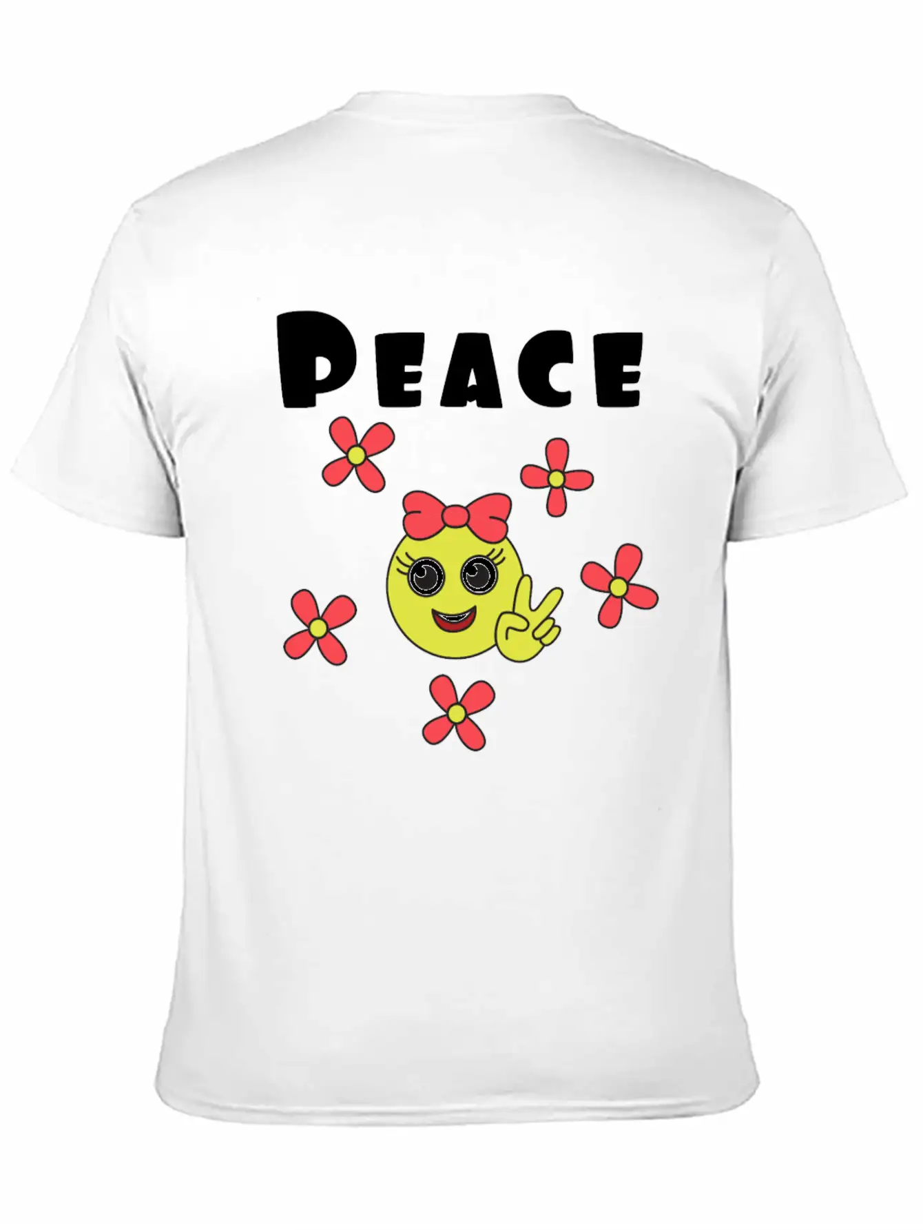 A Humble And A Peaceful Girl Tshirt Design Unisex Short Sleeve Soft Cotton T-Shirt – Casual Everyday Wear