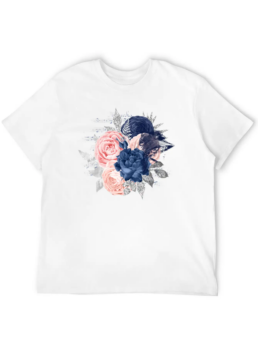 A Little Music Makes A Person Bloom Essential Cotton Tee For Daily Outfits – Unisex Style