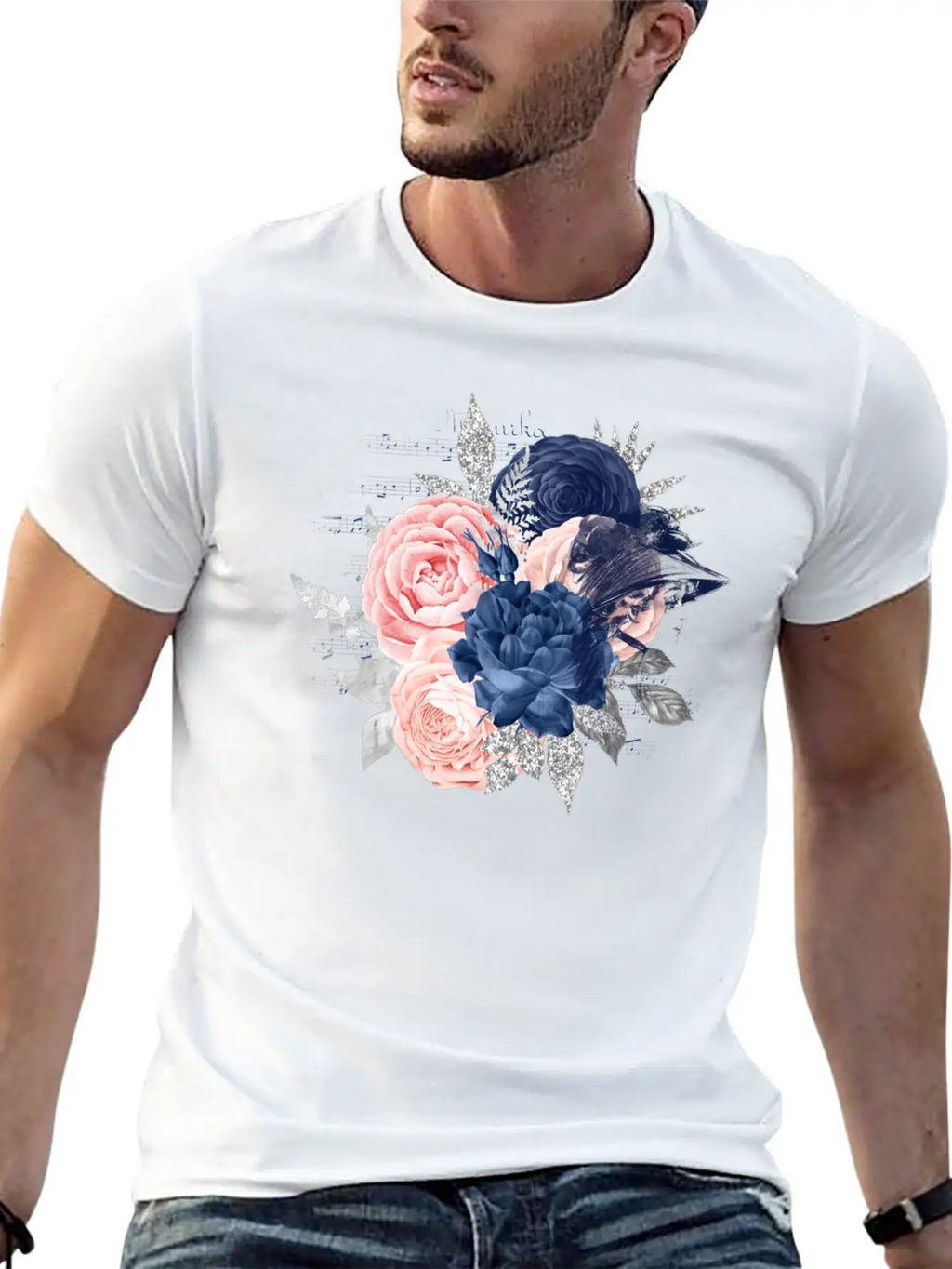A Little Music Makes A Person Bloom Essential Cotton Tee For Daily Outfits – Unisex Style