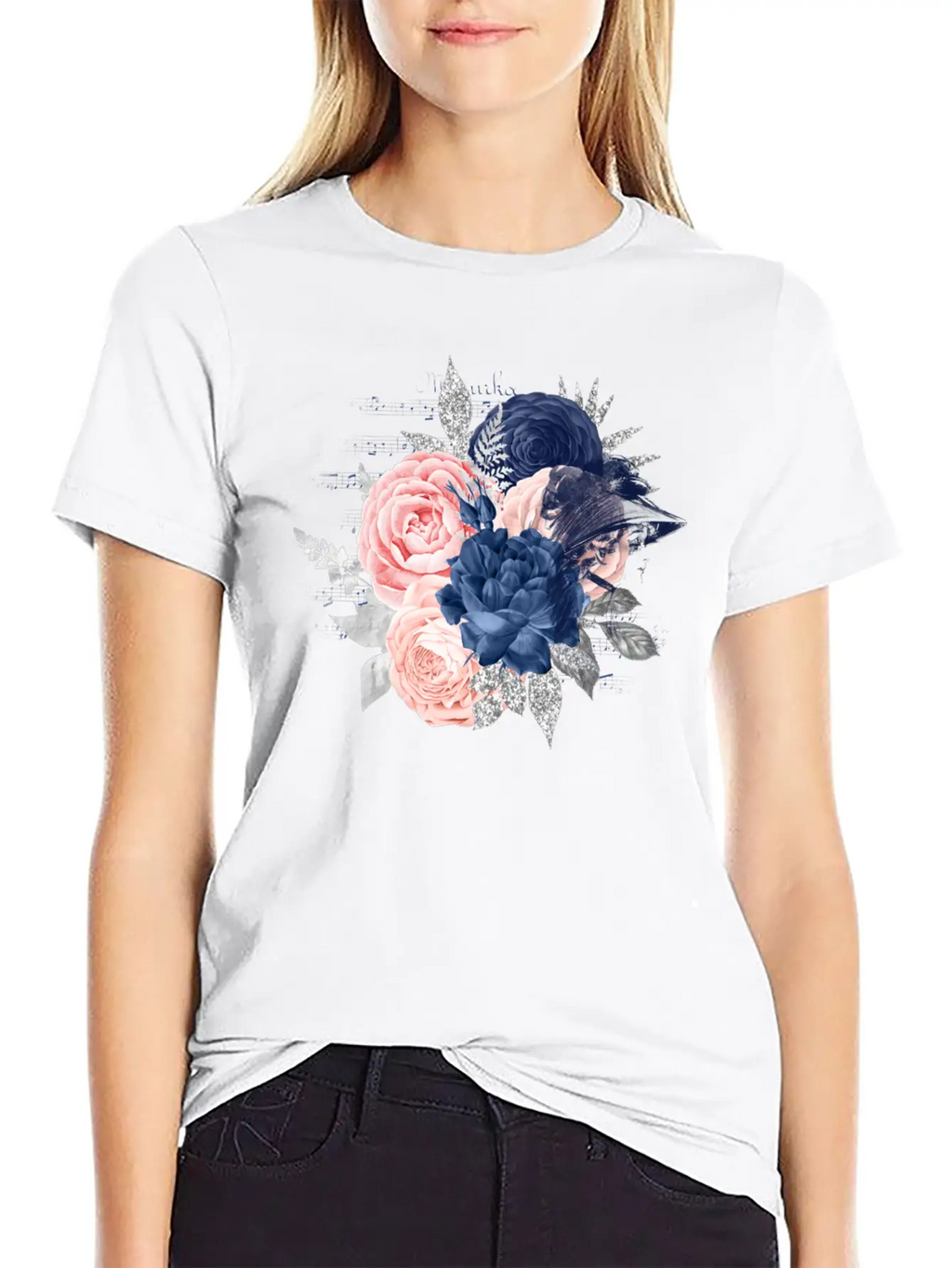 A Little Music Makes A Person Bloom Essential Cotton Tee For Daily Outfits – Unisex Style