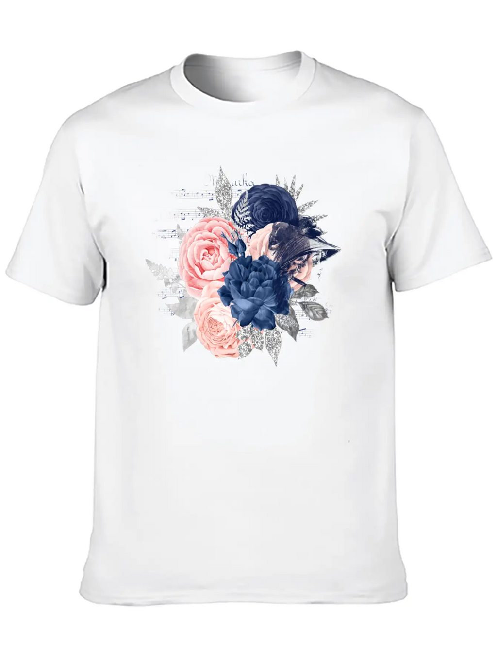 A Little Music Makes A Person Bloom Essential Cotton Tee For Daily Outfits – Unisex Style