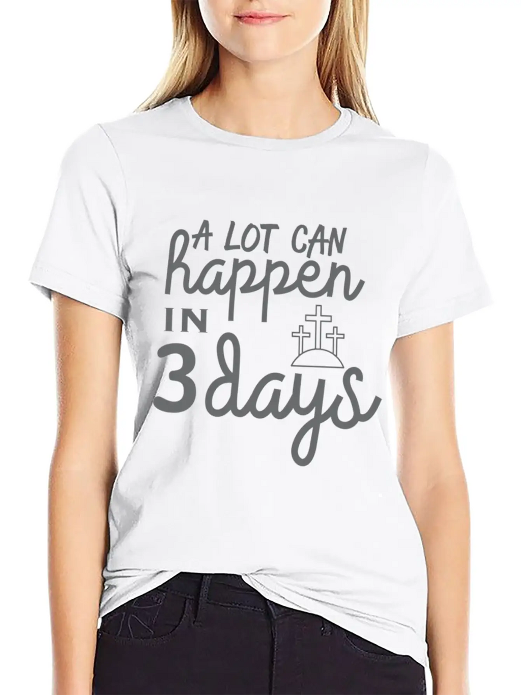 A Lot Can Happen In 3 Days Resurrection Easter Unisex Casual T-Shirt – Clean Design For Daily Comfort