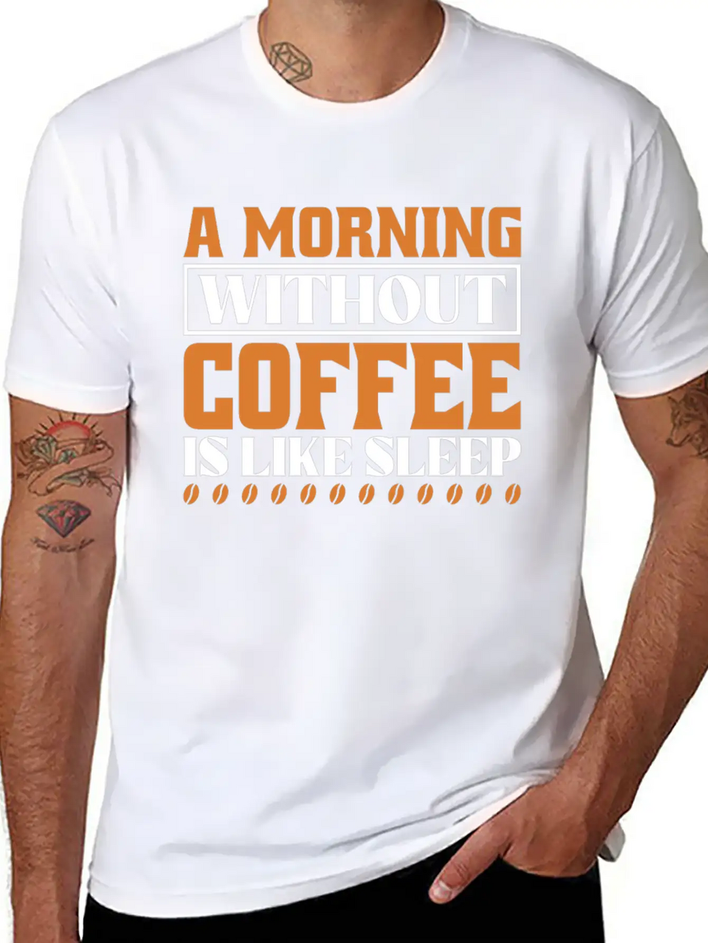 A Morning Without Coffee Is Like Sleep Stylish Everyday T-Shirt – Unisex Basic Cotton Tee