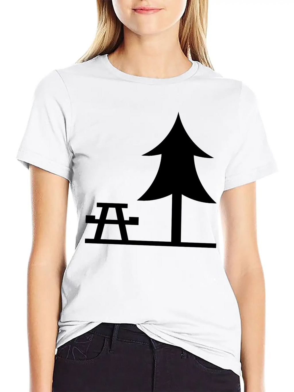 A Park Landscape Unisex Casual T-Shirt – Clean Design For Daily Comfort