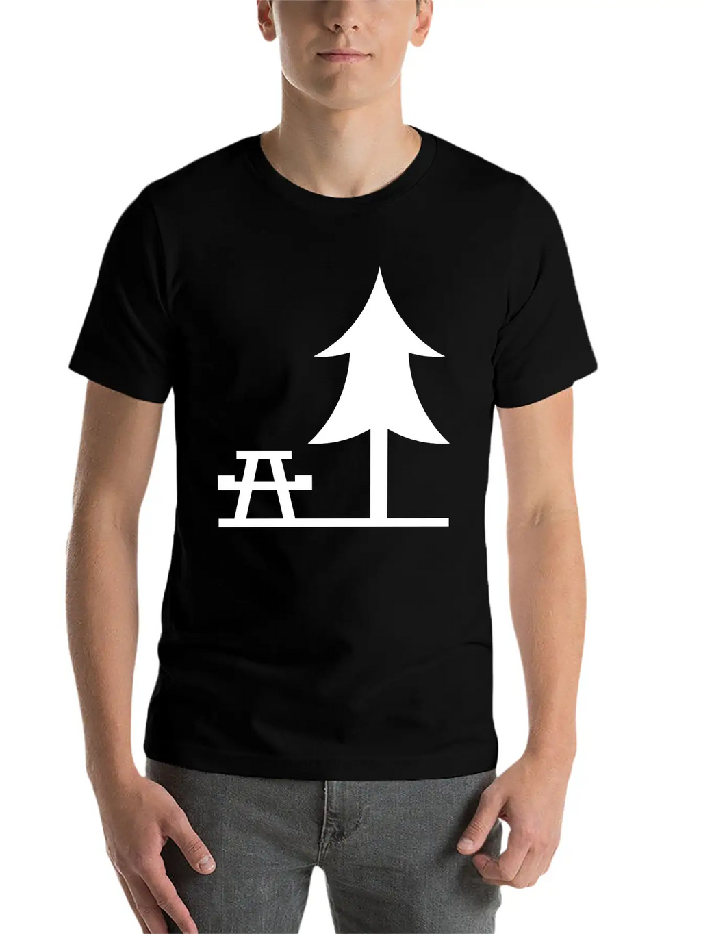 A Park Landscape Unisex Casual T-Shirt – Clean Design For Daily Comfort