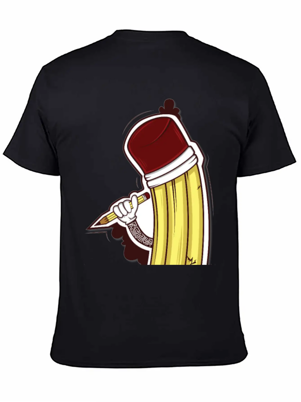 A Pencil Brings A Pencil Unisex Casual T-Shirt – Clean Design For Daily Comfort