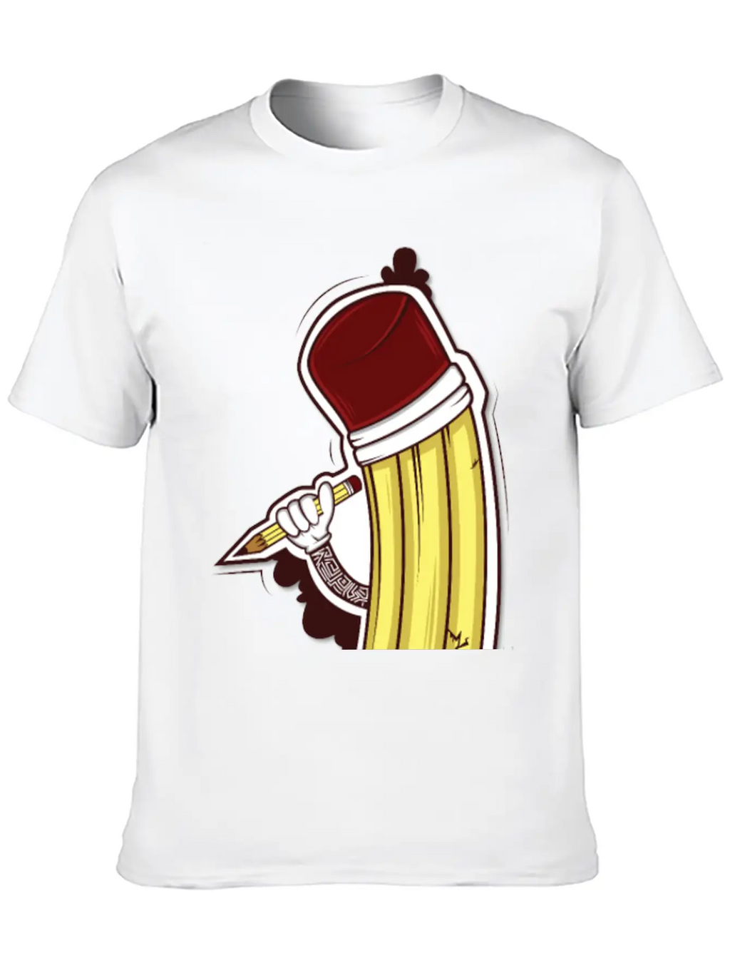 A Pencil Brings A Pencil Unisex Casual T-Shirt – Clean Design For Daily Comfort