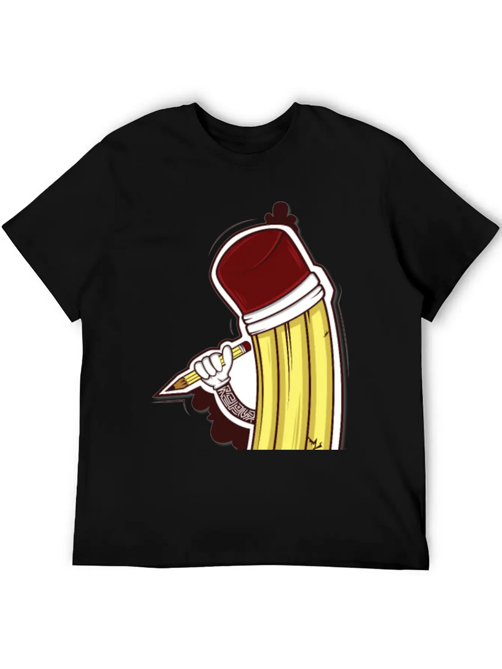 A Pencil Brings A Pencil Unisex Casual T-Shirt – Clean Design For Daily Comfort