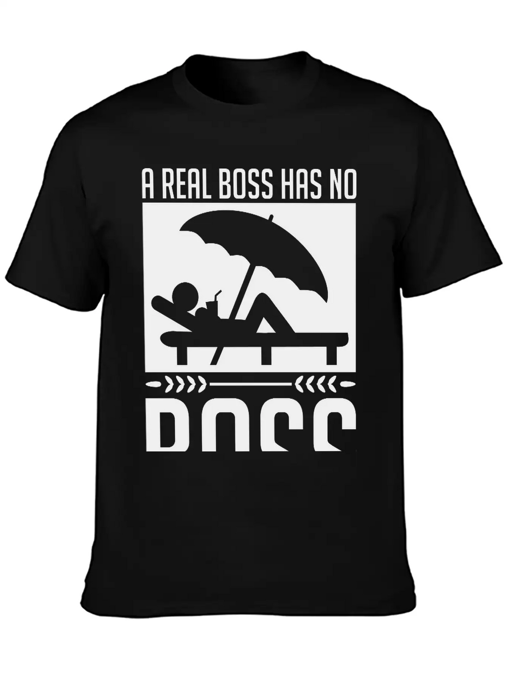 A_real_boss_has_no_boss_be1 Unisex Casual T-Shirt – Clean Design For Daily Comfort