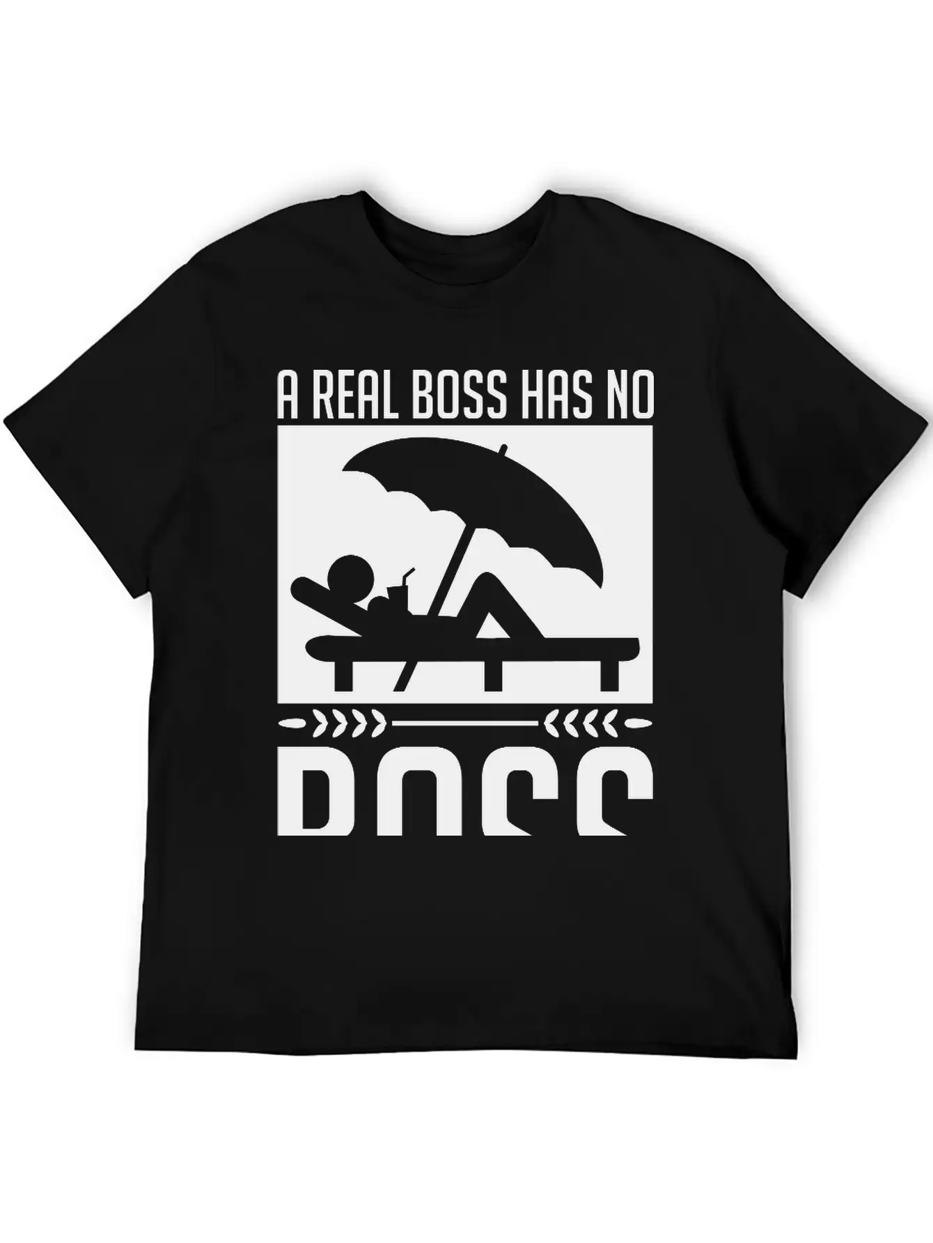 A_real_boss_has_no_boss_be1 Unisex Casual T-Shirt – Clean Design For Daily Comfort