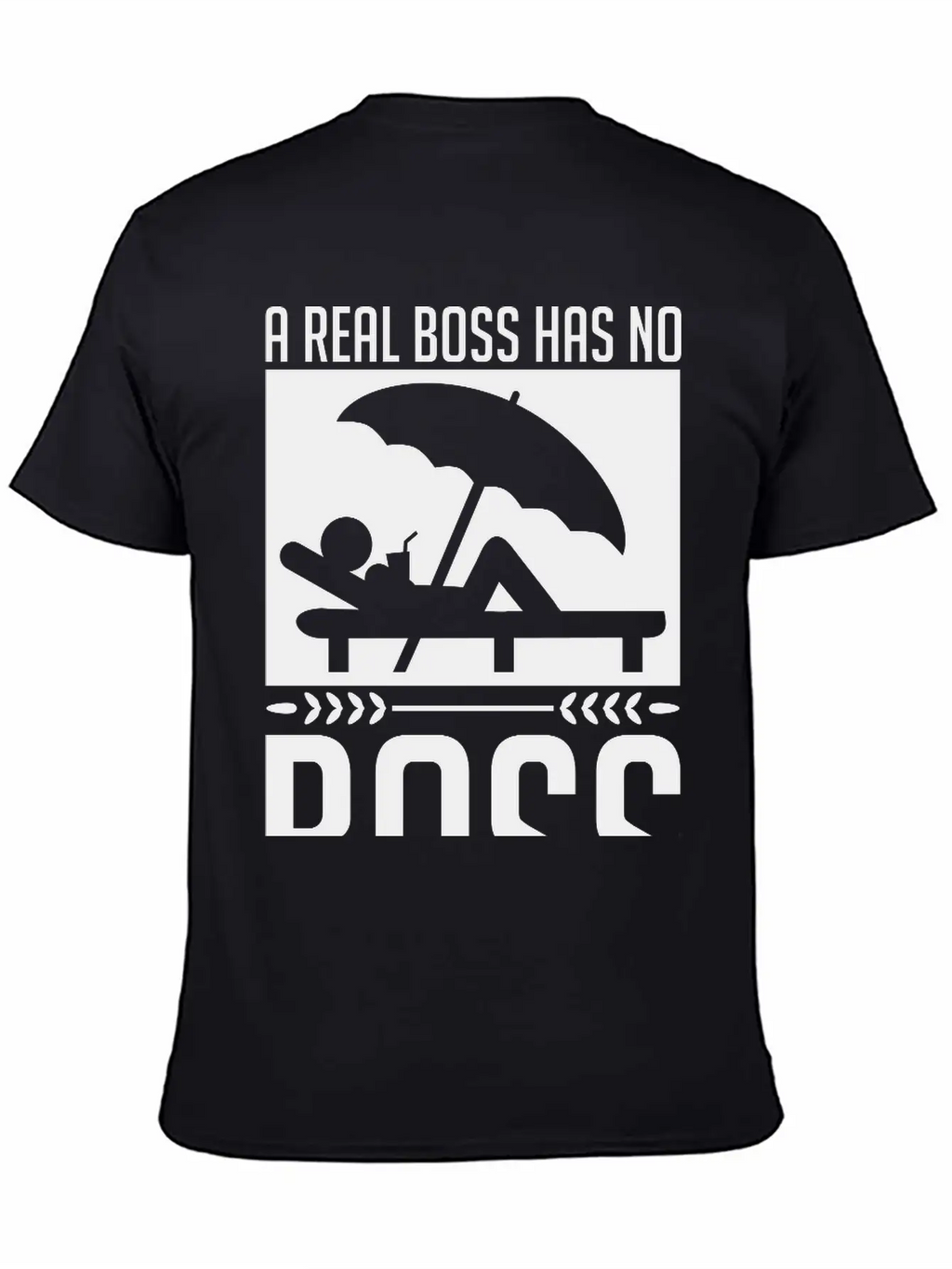 A_real_boss_has_no_boss_be1 Unisex Casual T-Shirt – Clean Design For Daily Comfort
