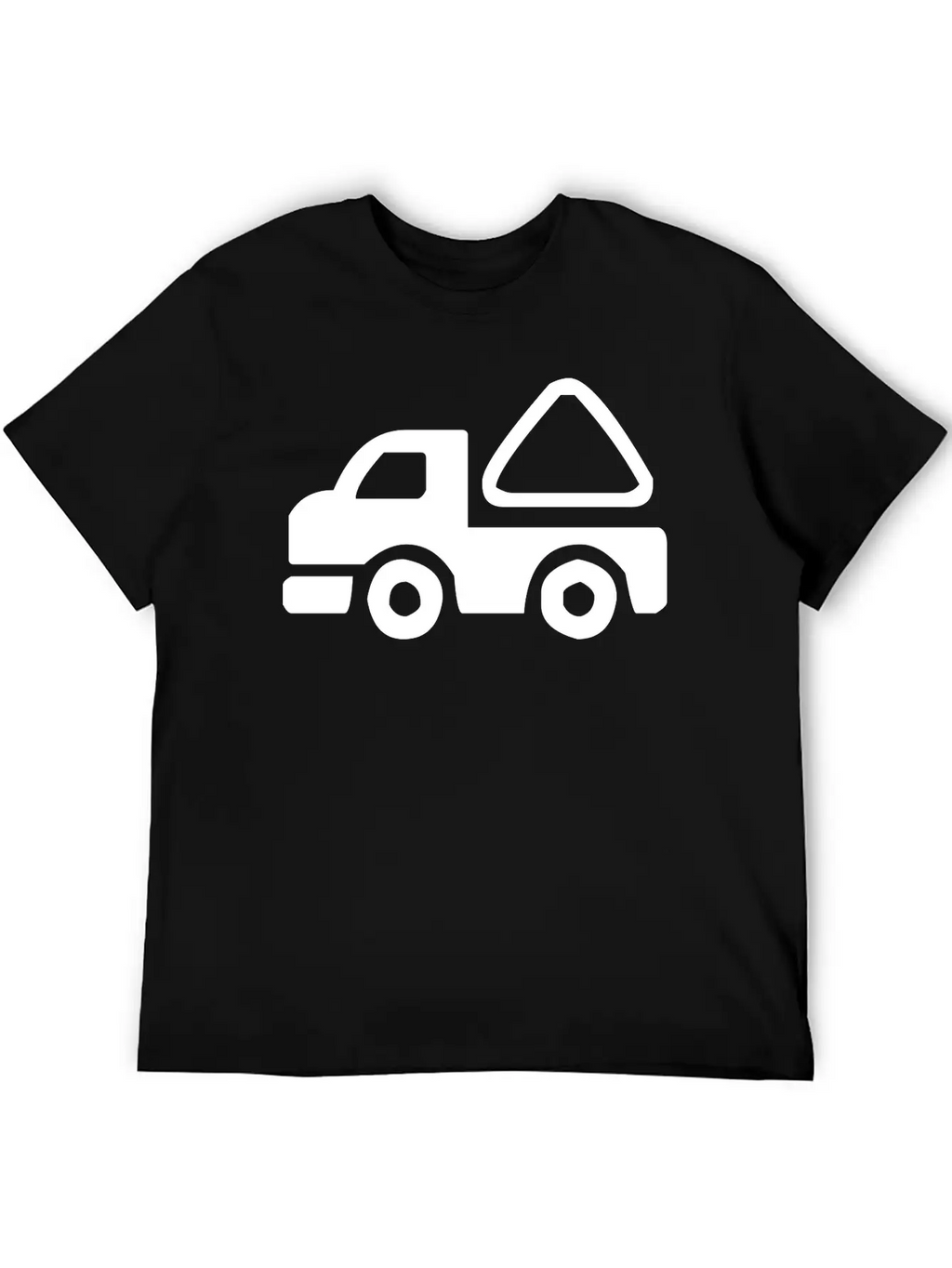 A Small Construction Truck Casual Graphic T-Shirt – Simple And Comfortable Daily Wear