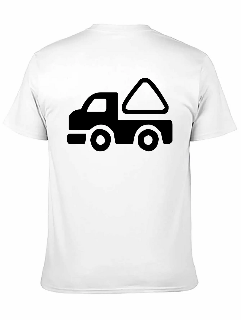 A Small Construction Truck Casual Graphic T-Shirt – Simple And Comfortable Daily Wear