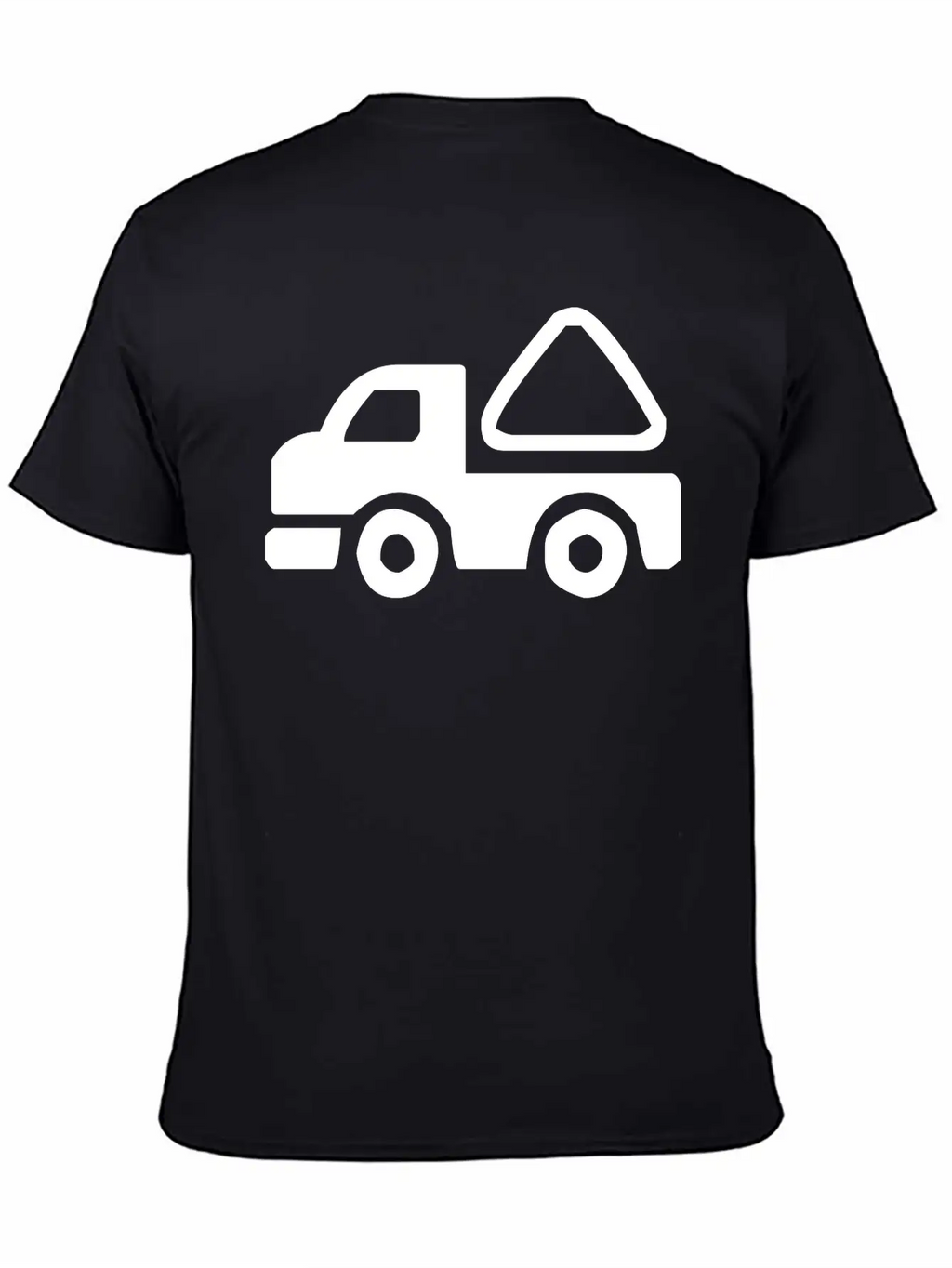 A Small Construction Truck Casual Graphic T-Shirt – Simple And Comfortable Daily Wear
