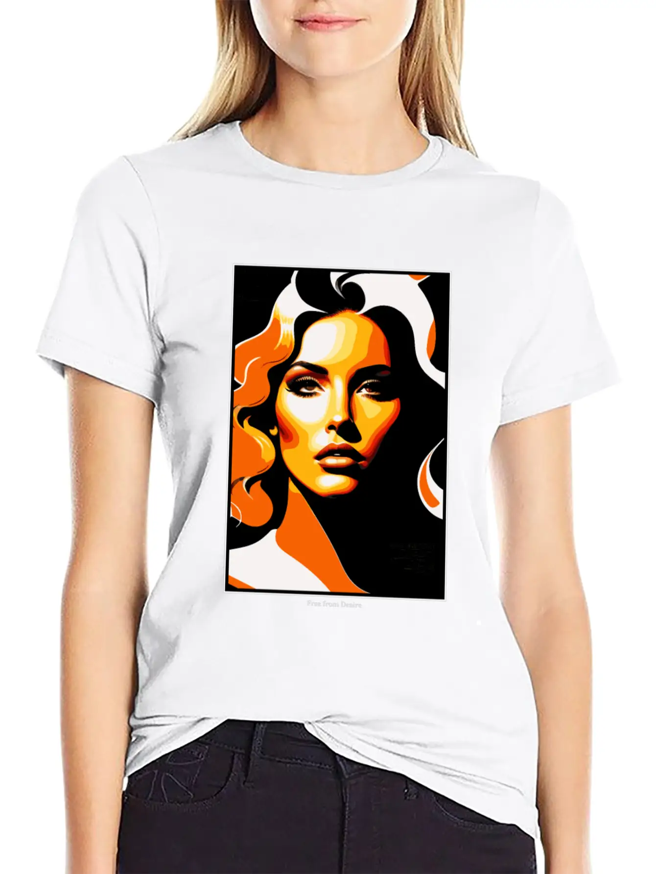A Stunning Woman Stylish Everyday T-Shirt – Unisex Basic Cotton Tee