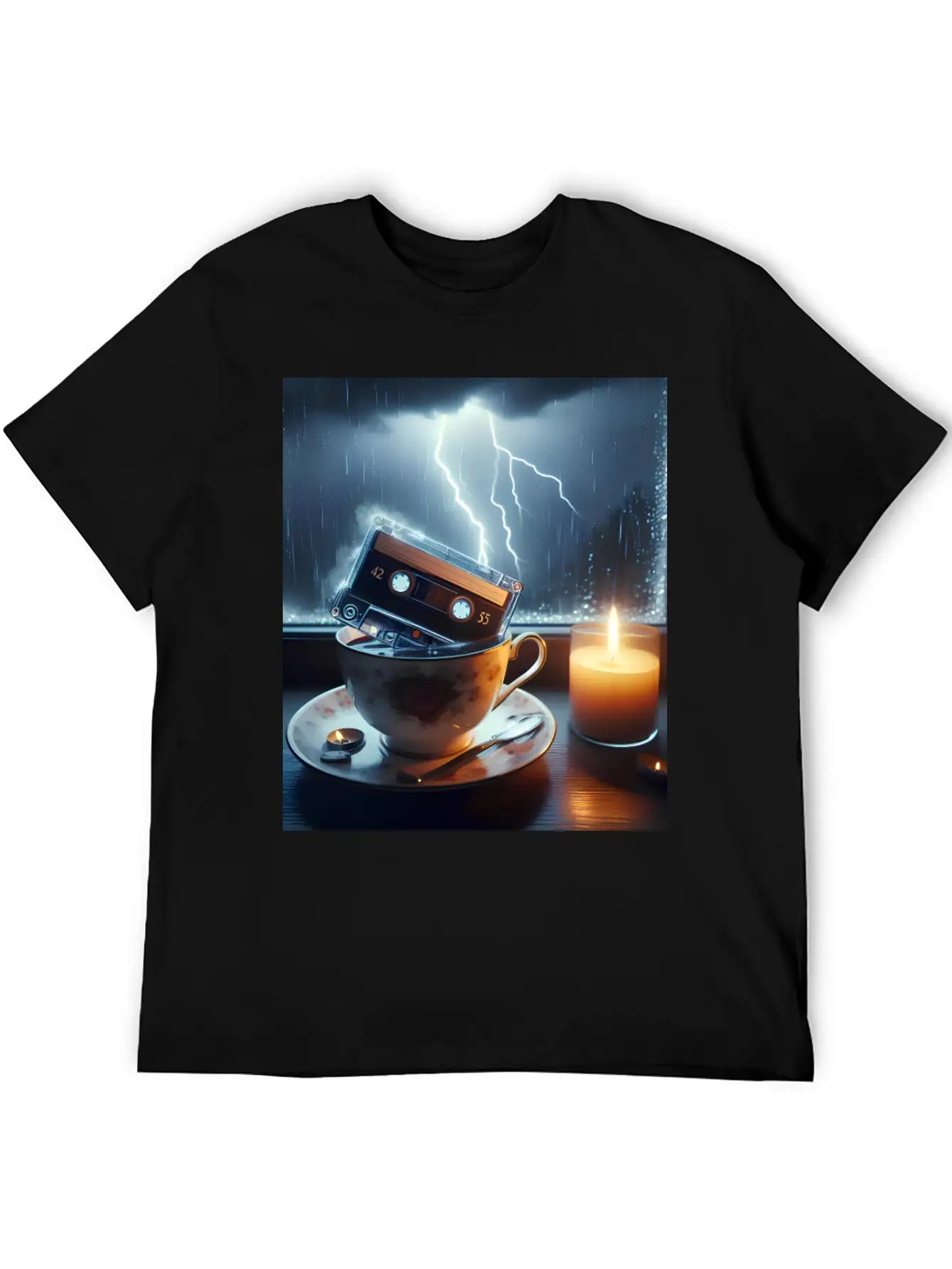 A Teacup In A Storm Unisex Short Sleeve Soft Cotton T-Shirt – Casual Everyday Wear
